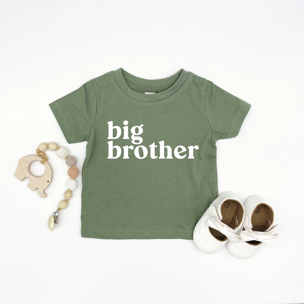Big brother Organic Cotton Baby And Kids Tee (Serif)