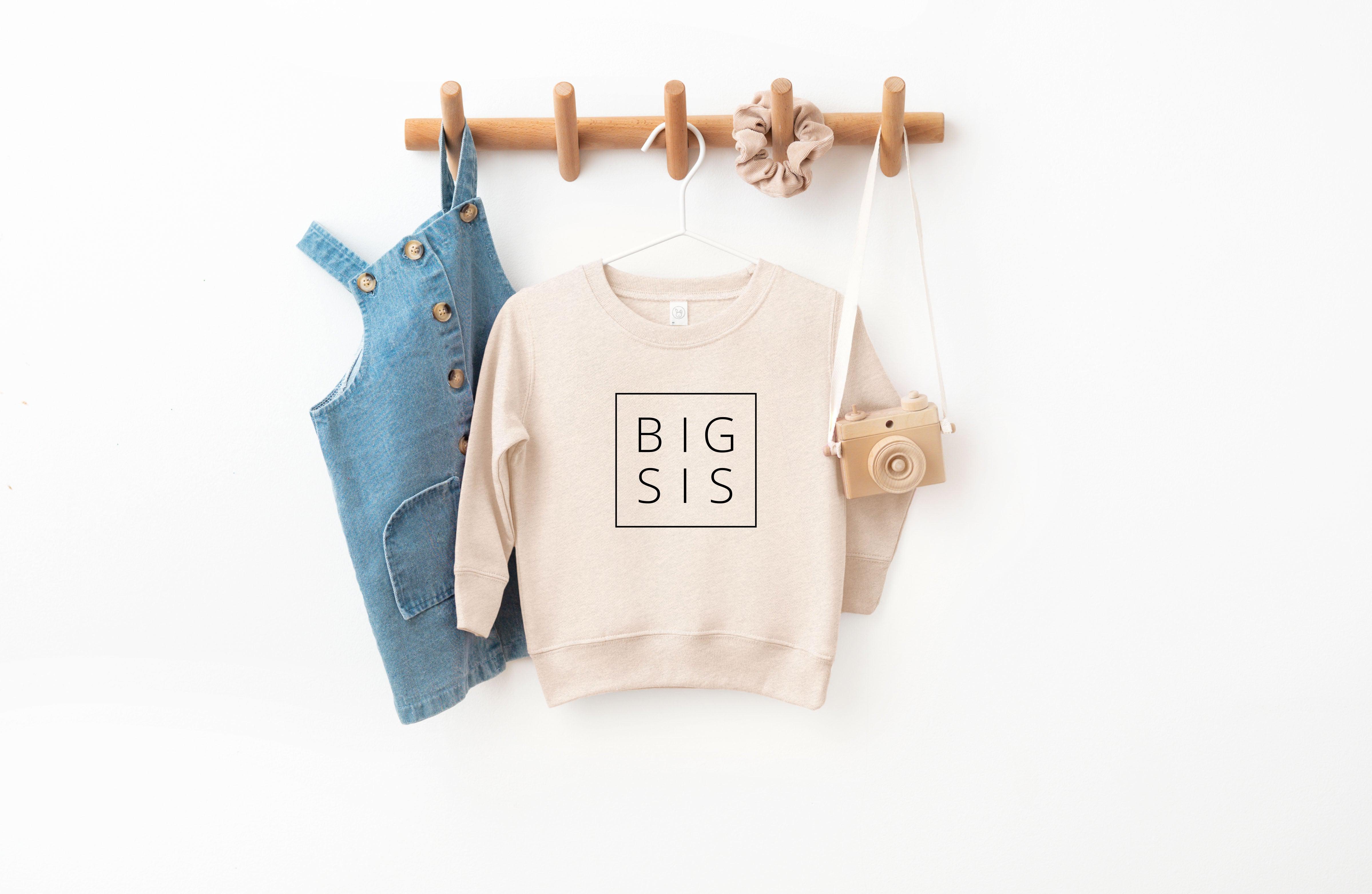 Big sis Toddler Kids Sweatshirt (Square)