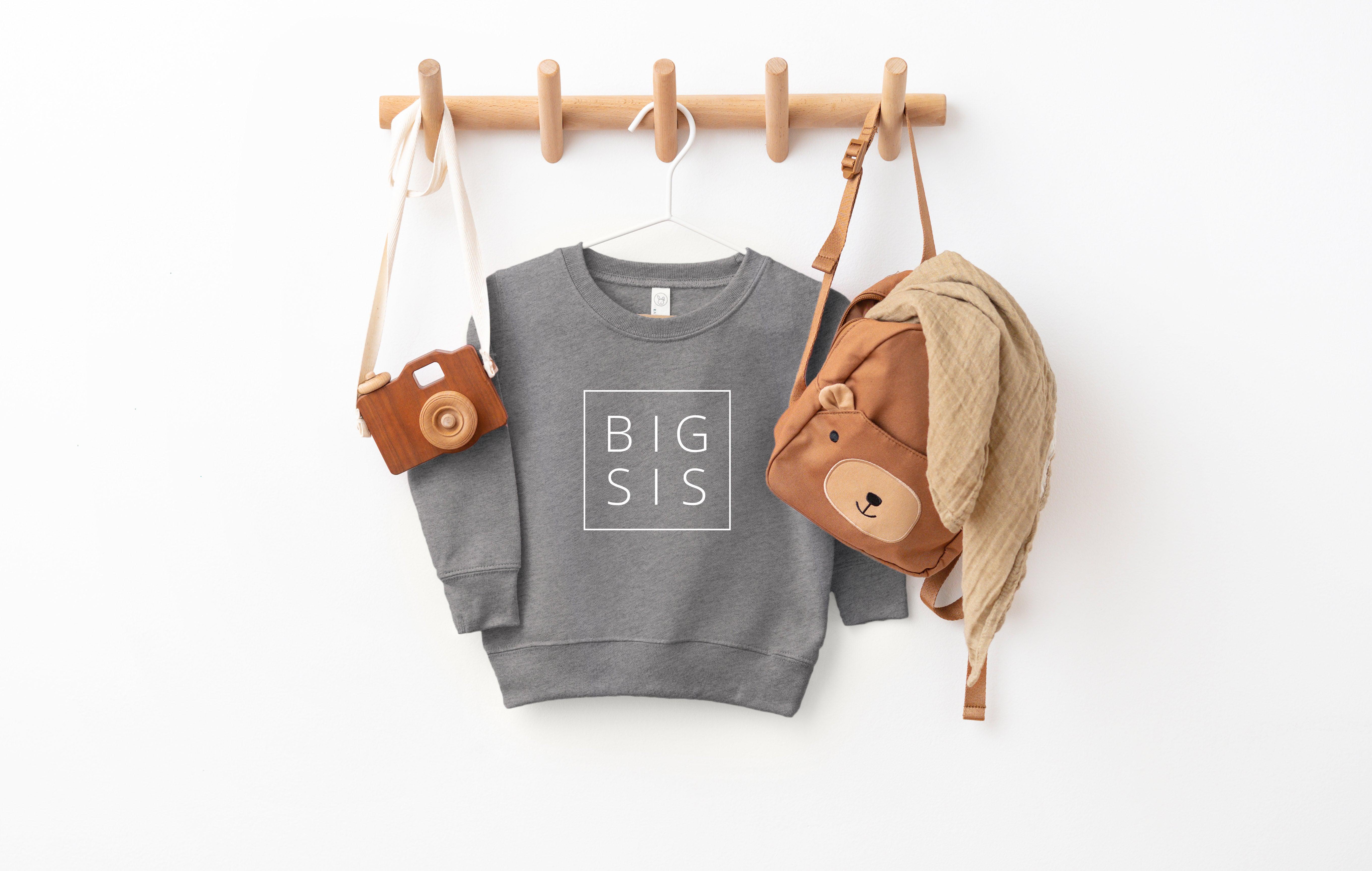 Big sis Toddler Kids Sweatshirt (Square)