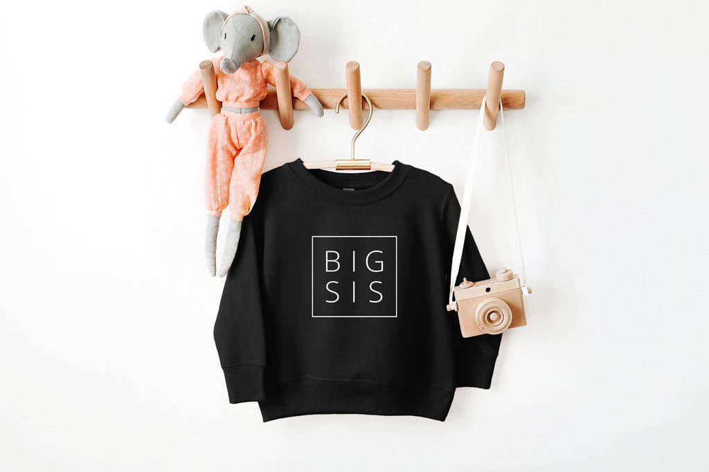 Big sis Toddler Kids Sweatshirt (Square)