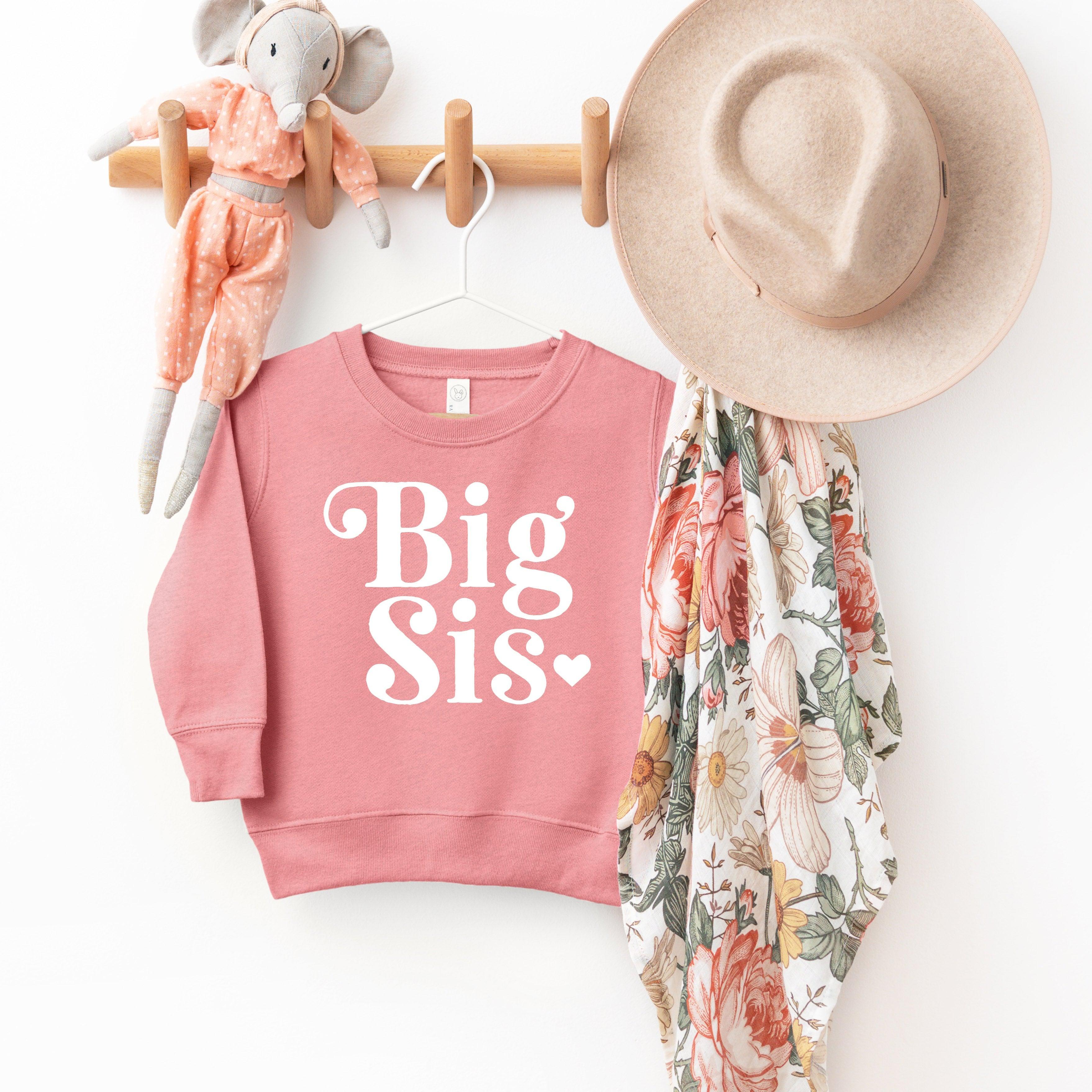 Big sister Toddler Kids Sweatshirt (Retro)