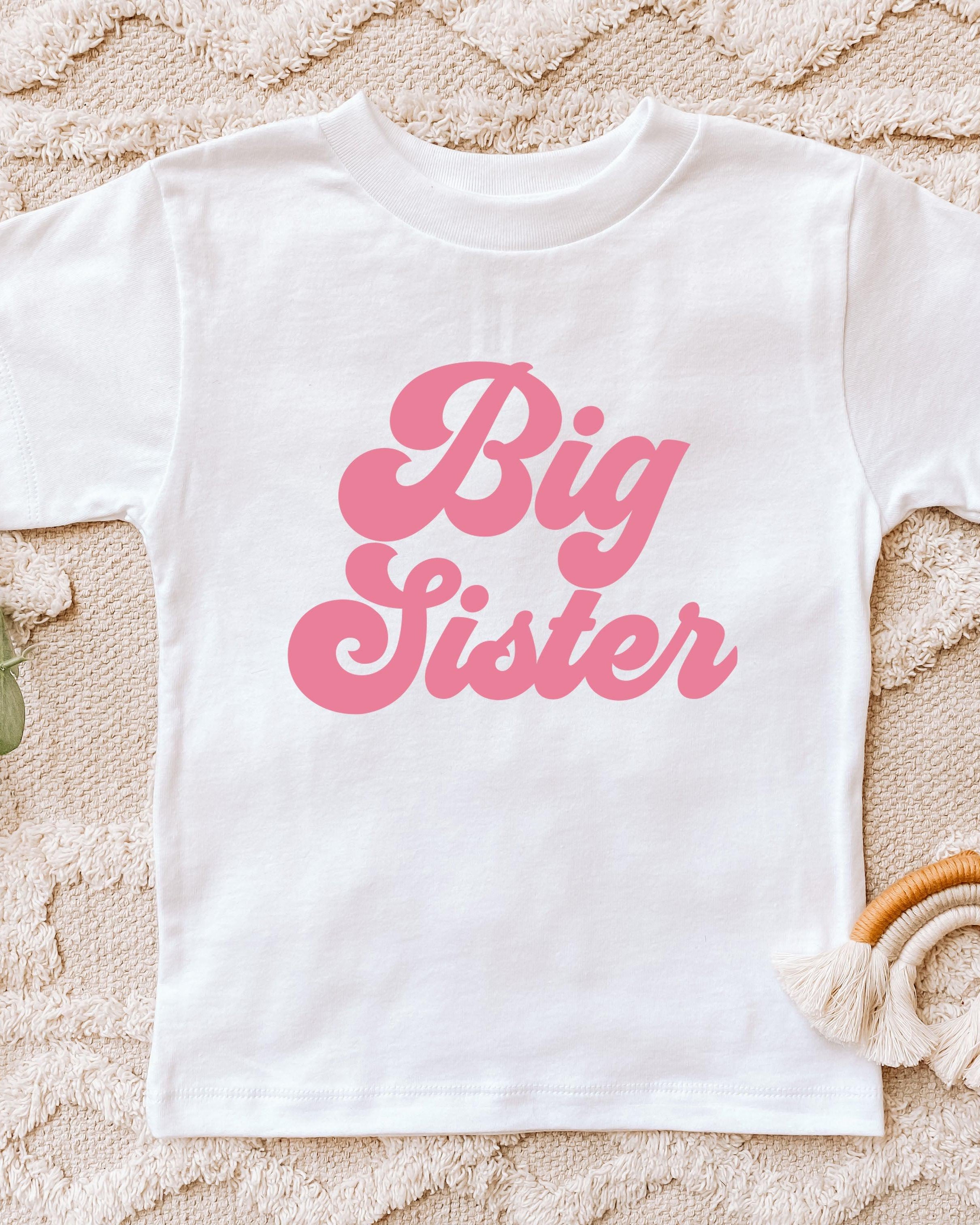 Big sister Toddler and Youth T-Shirt (Groovy)