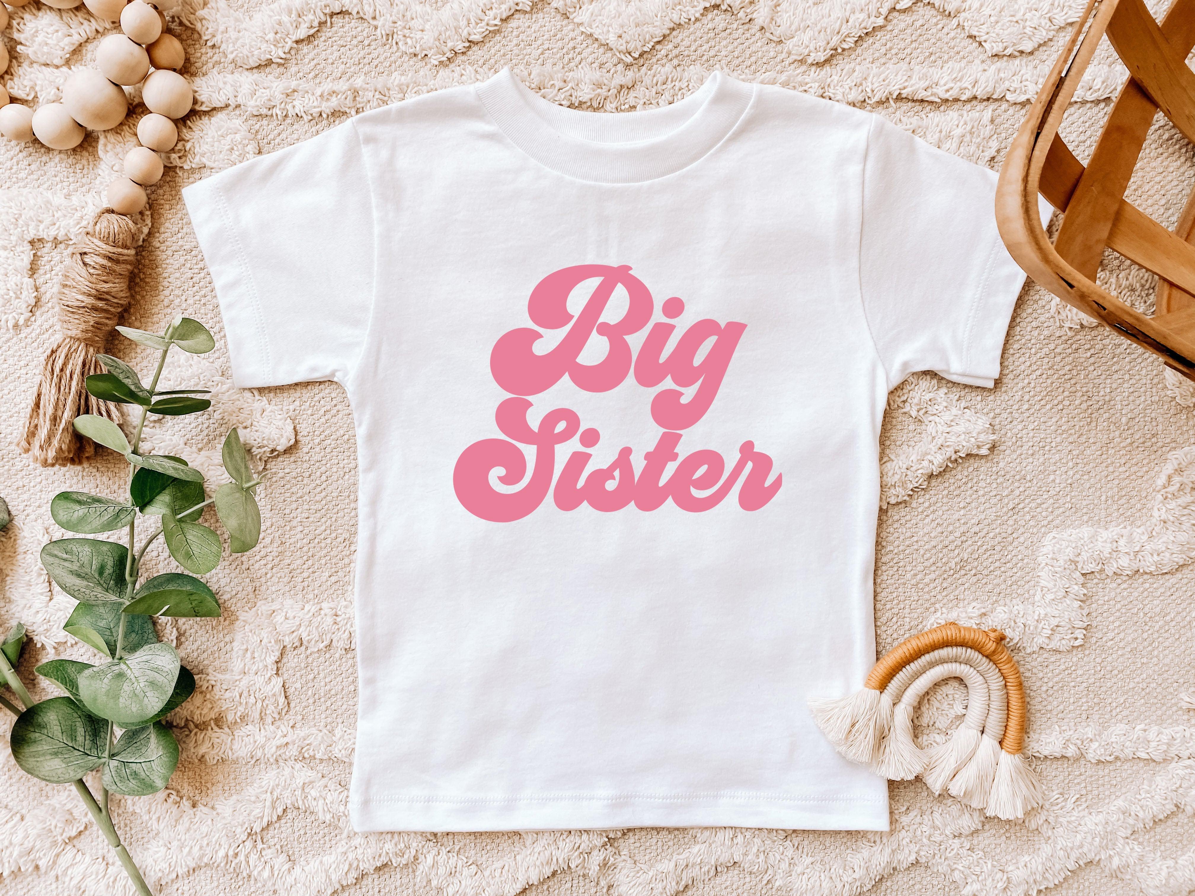 Big sister Toddler and Youth T-Shirt (Groovy)