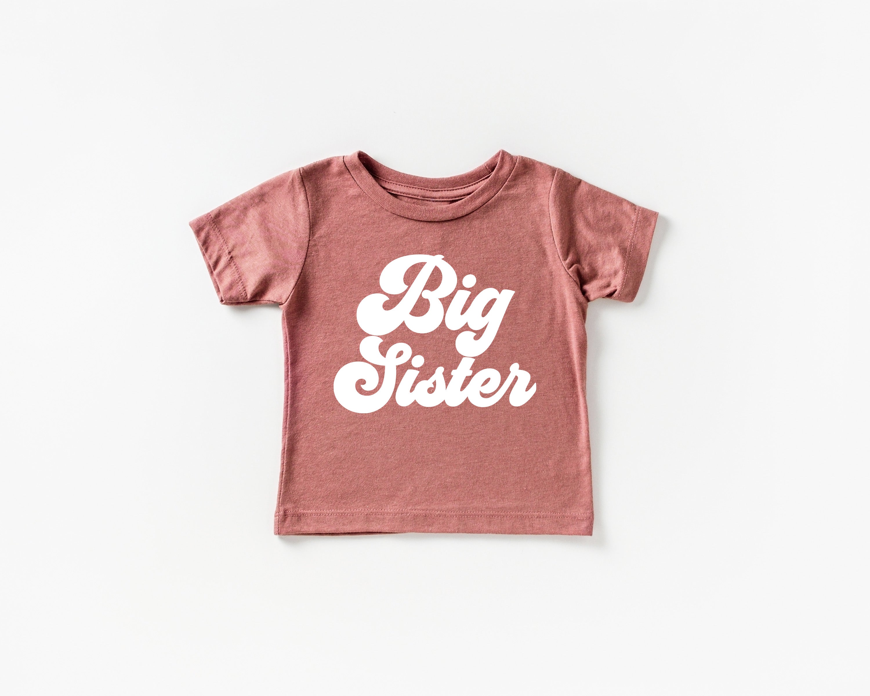 Big sister Toddler and Youth T-Shirt (Groovy)