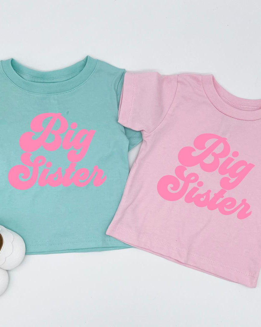 Big sister Toddler and Youth T-Shirt (Groovy)