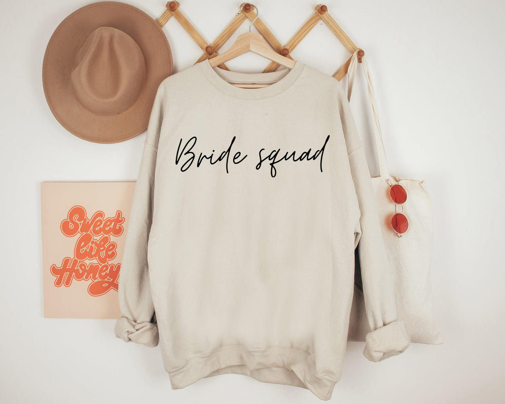 Bride Squad Sweatshirt (Cursive)