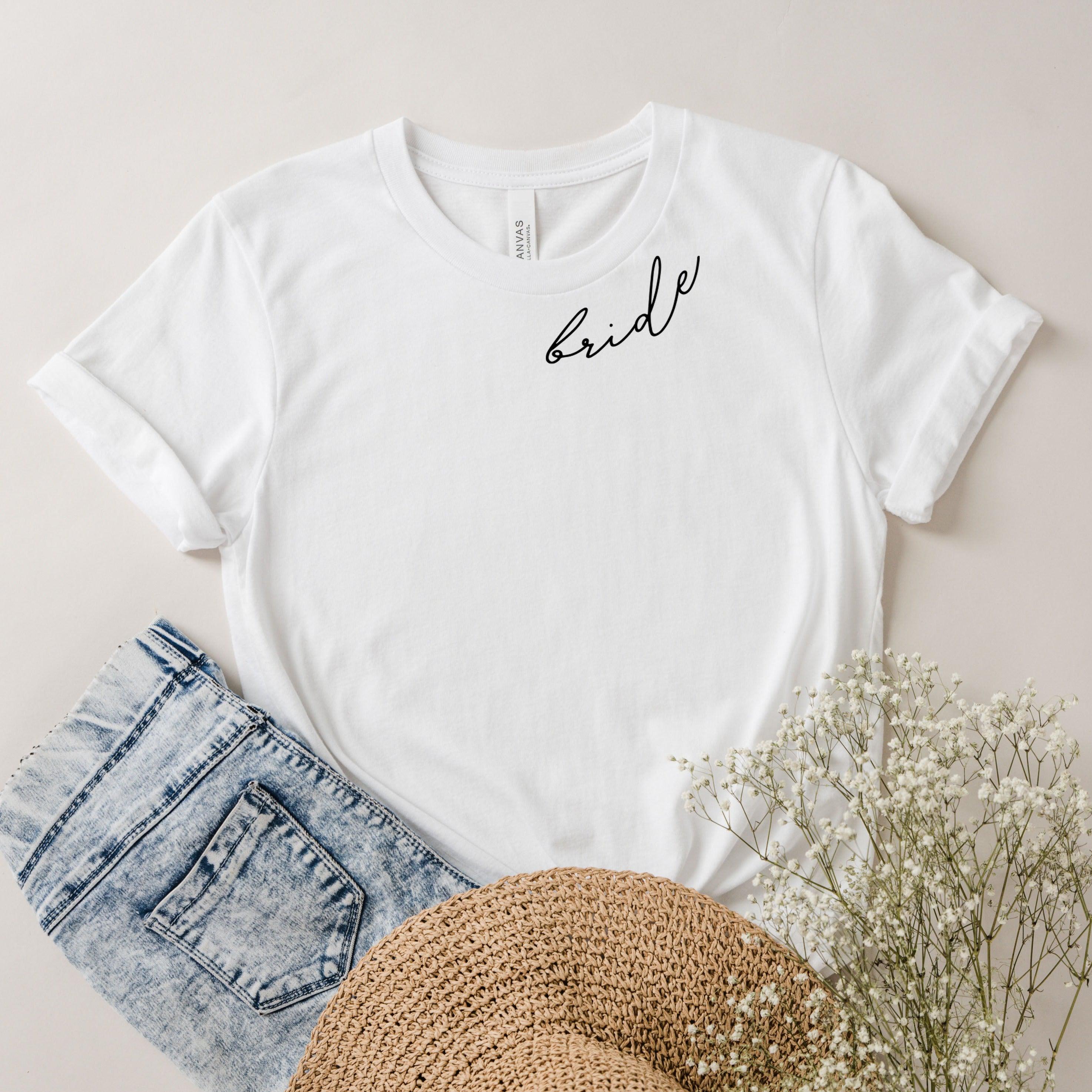 Bride Tshirt | Wifey Honeymoon T shirt (Neck Around)