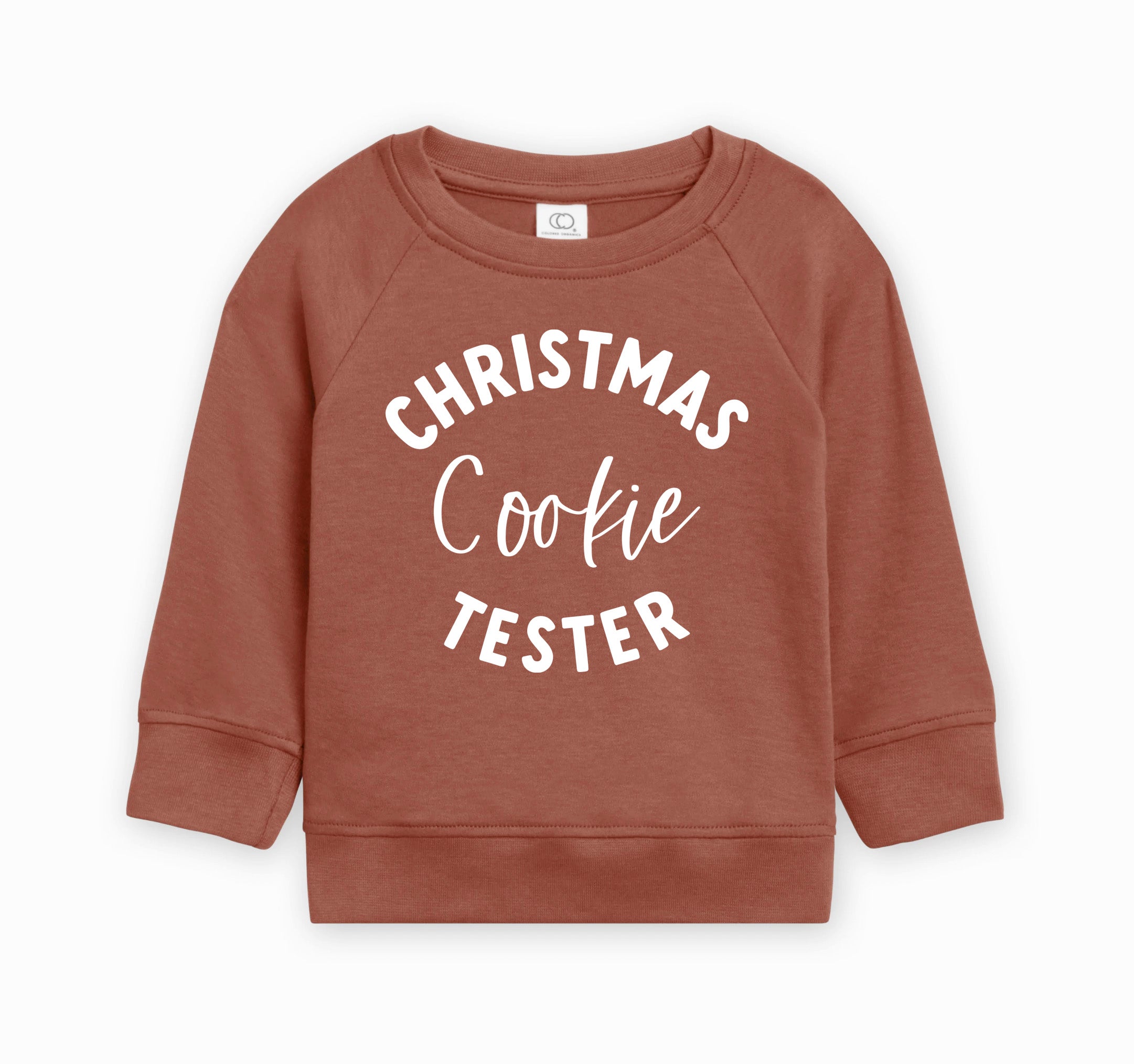 Christmas Cookie Tester Organic Cotton Baby and Toddler Pullover