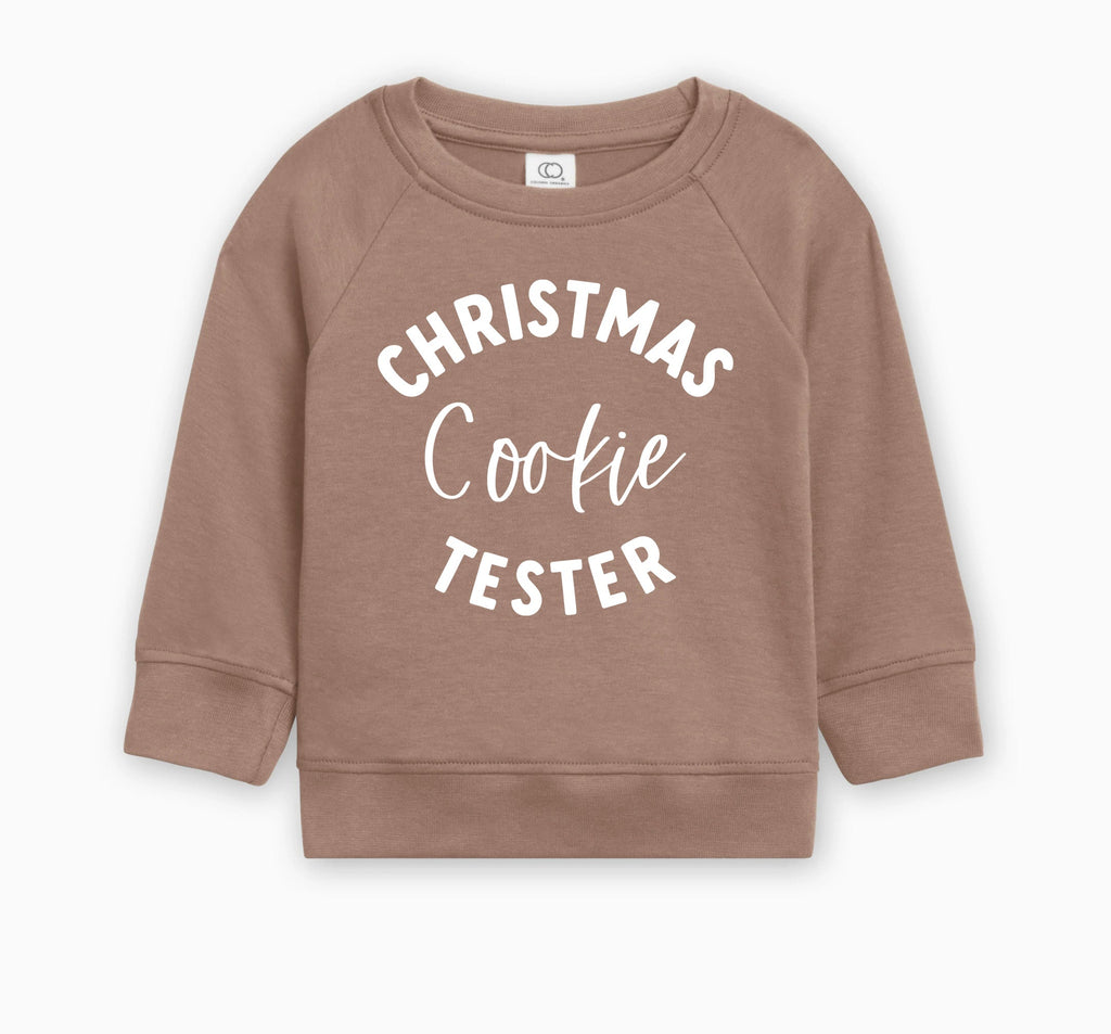 Christmas Cookie Tester Organic Cotton Baby and Toddler Pullover