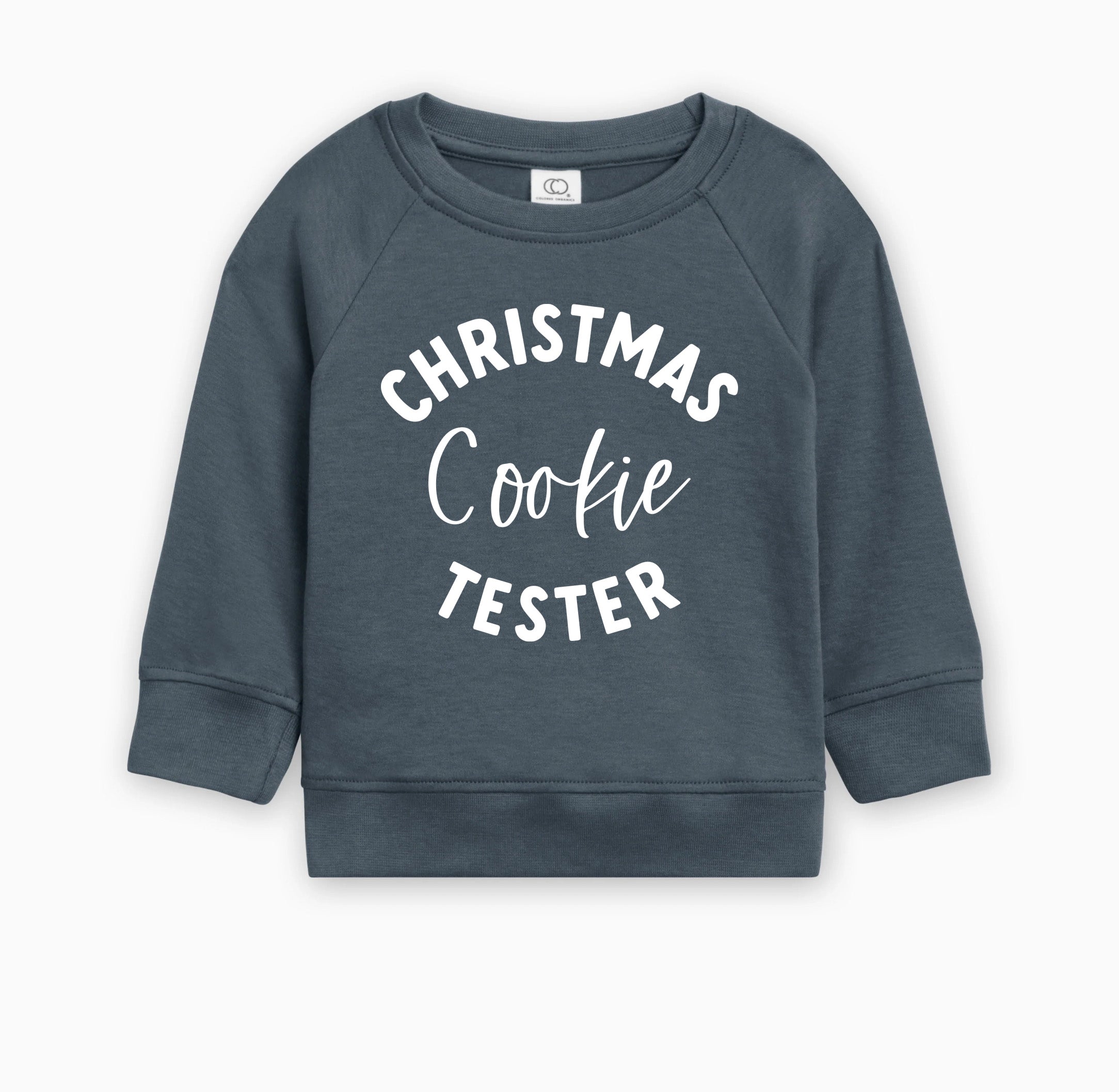 Christmas Cookie Tester Organic Cotton Baby and Toddler Pullover