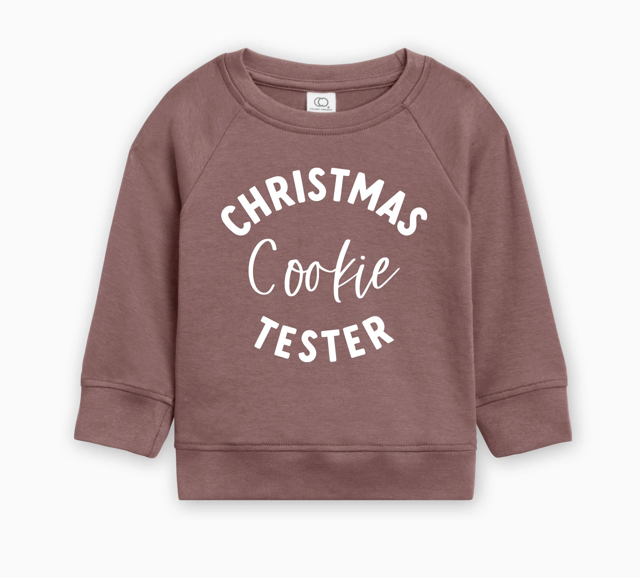 Christmas Cookie Tester Organic Cotton Baby and Toddler Pullover