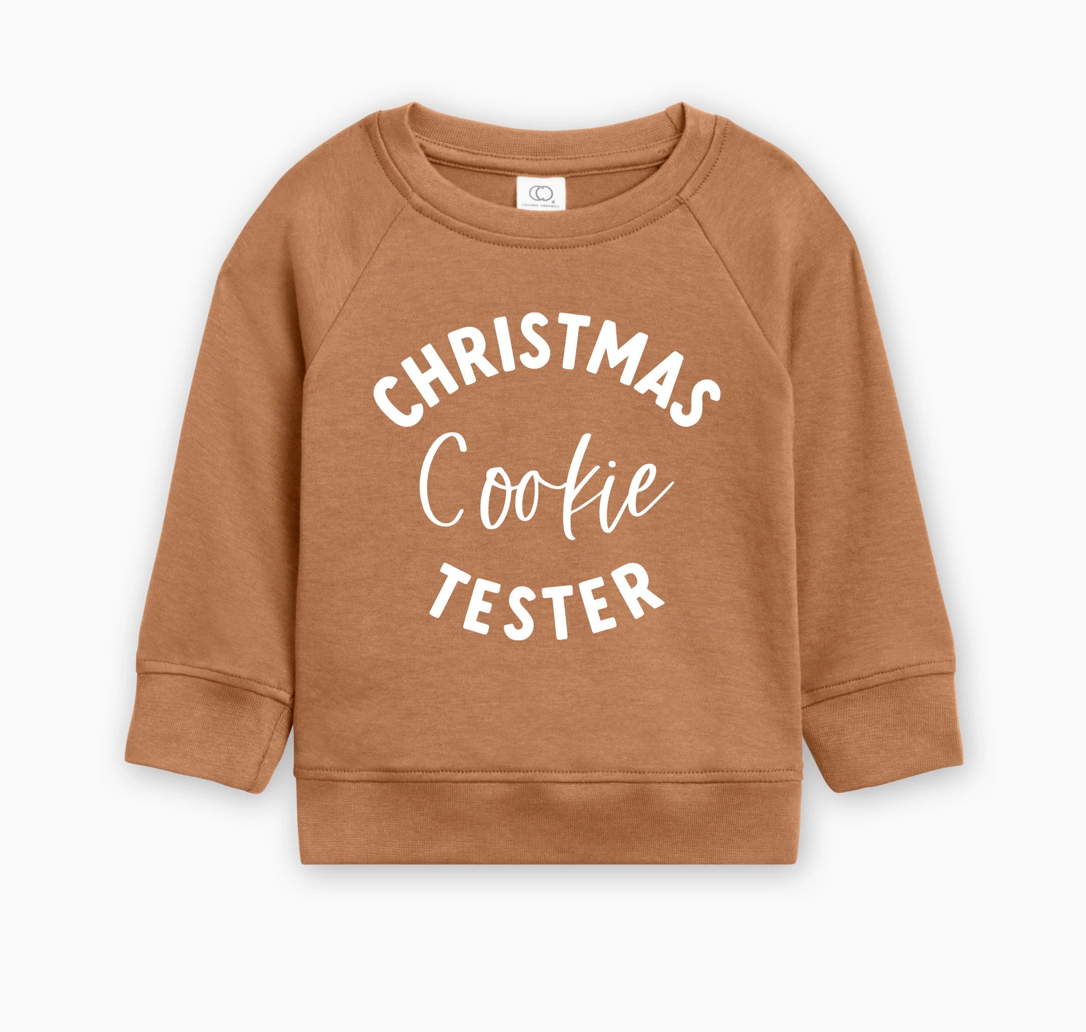 Christmas Cookie Tester Organic Cotton Baby and Toddler Pullover