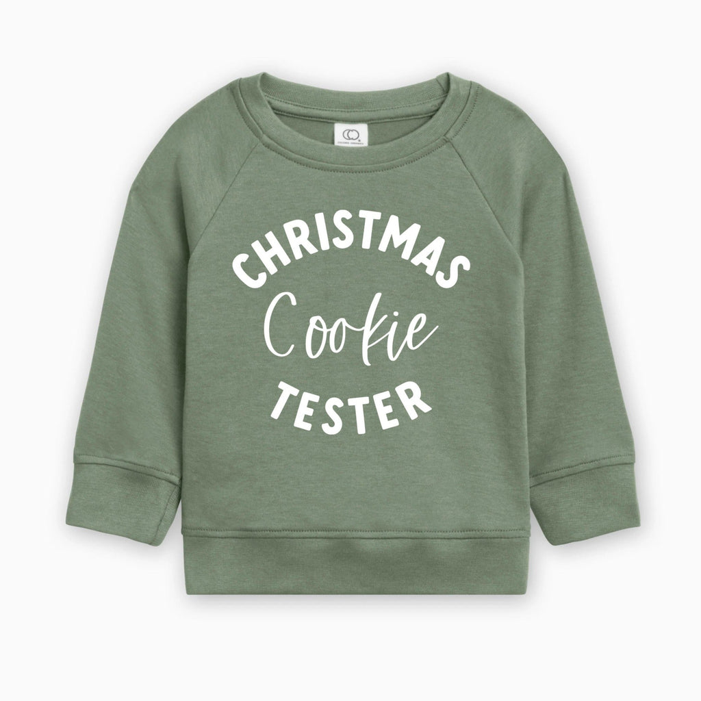 Christmas Cookie Tester Organic Cotton Baby and Toddler Pullover