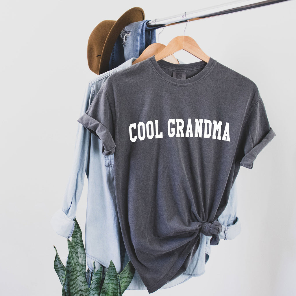 Cool Grandma Comfort Colors T Shirt | Mother's day Gift (Block)