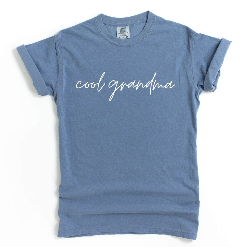 Cool Grandma Comfort Colors T Shirt | Mother's day Gift (Cursive)