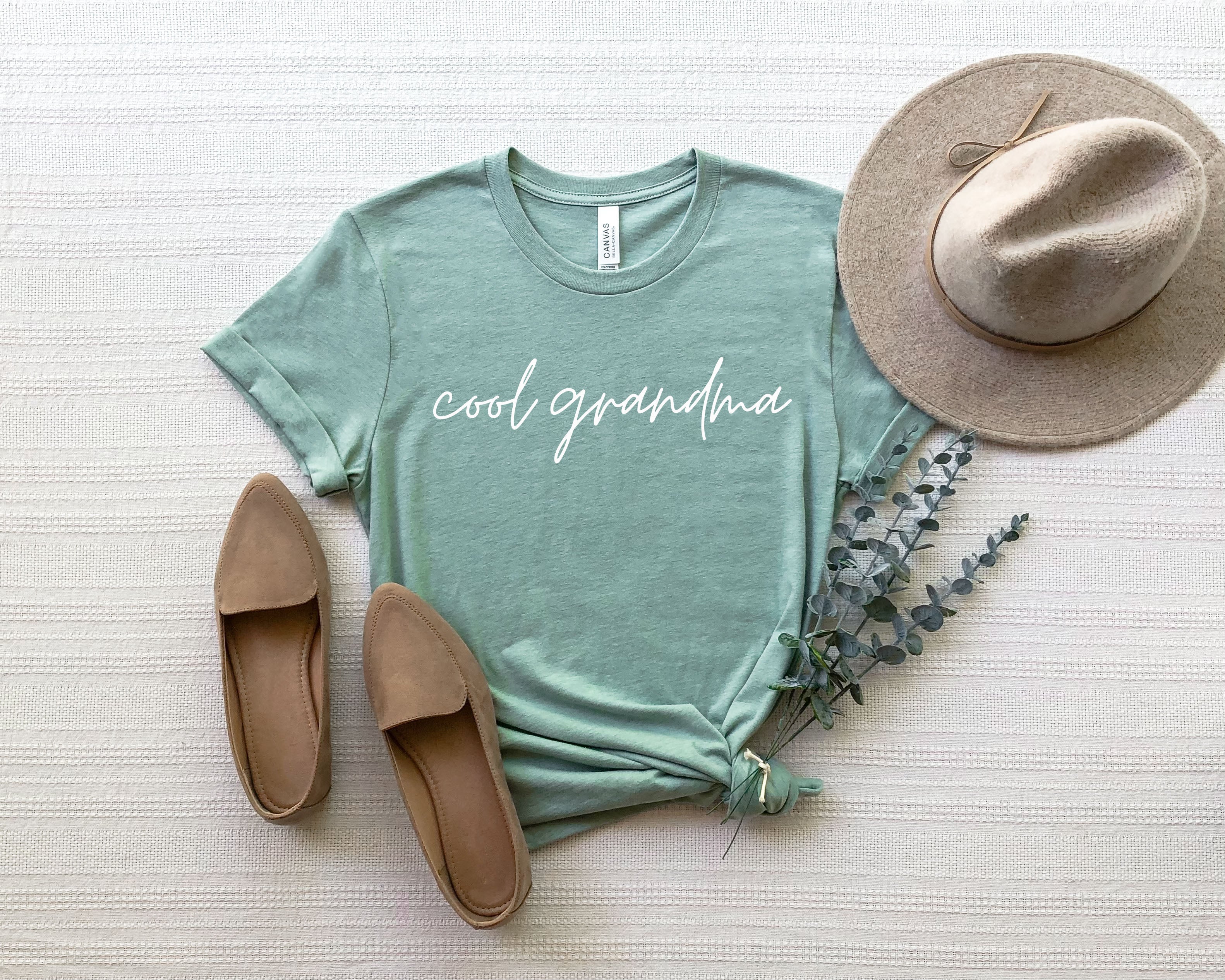 Cool Grandma Mother's Day Gift T Shirt (Cursive)