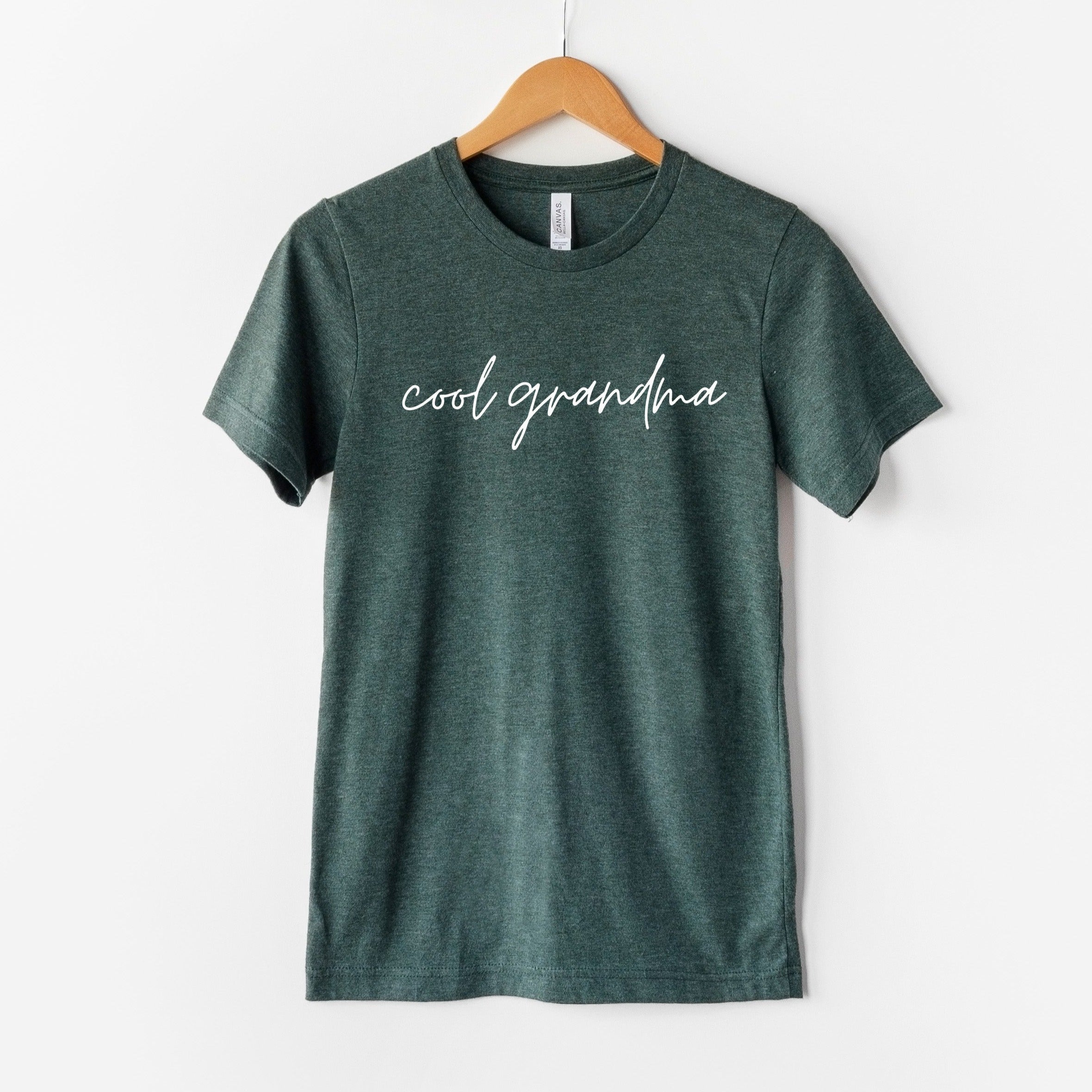 Cool Grandma Mother's Day Gift T Shirt (Cursive)