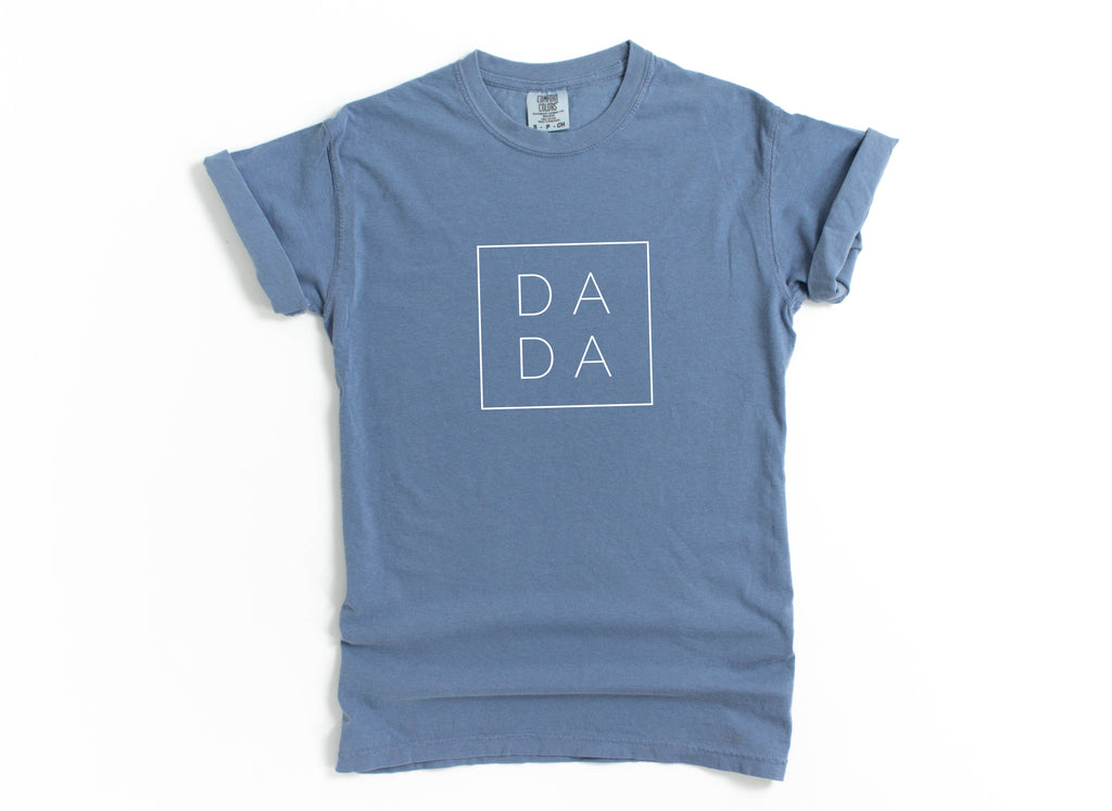 Dada Dad Comfort Colors T Shirt (Square)