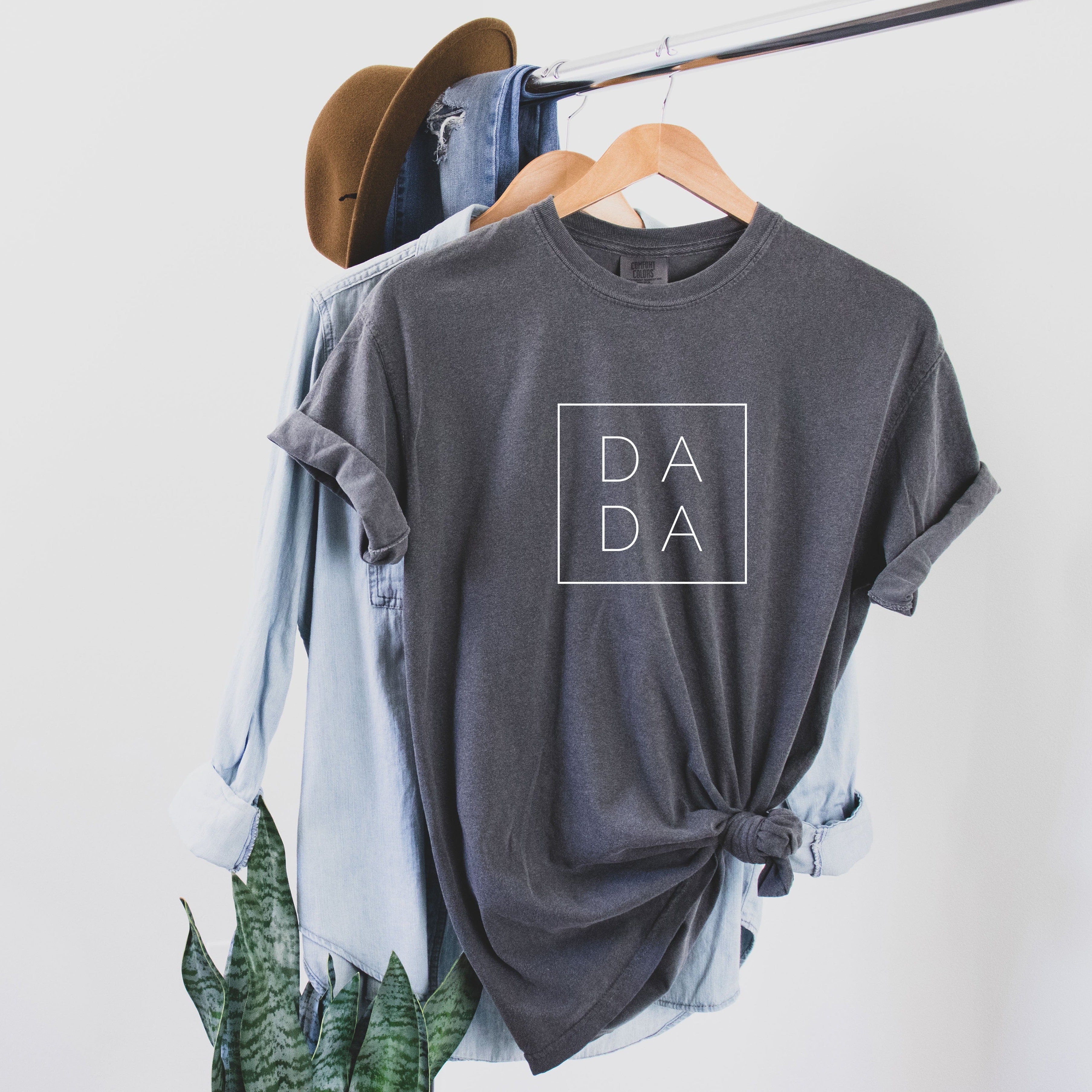 Dada Dad Comfort Colors T Shirt (Square)