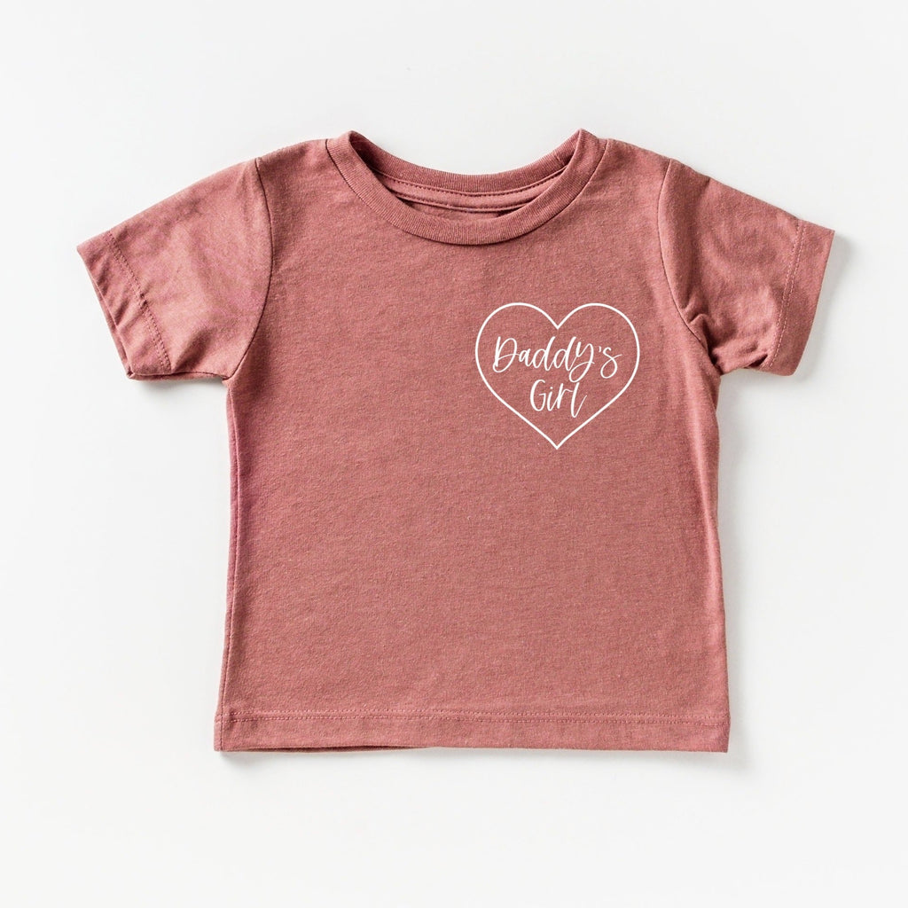 Daddy's Girl Heart Around Baby And Toddler T Shirt