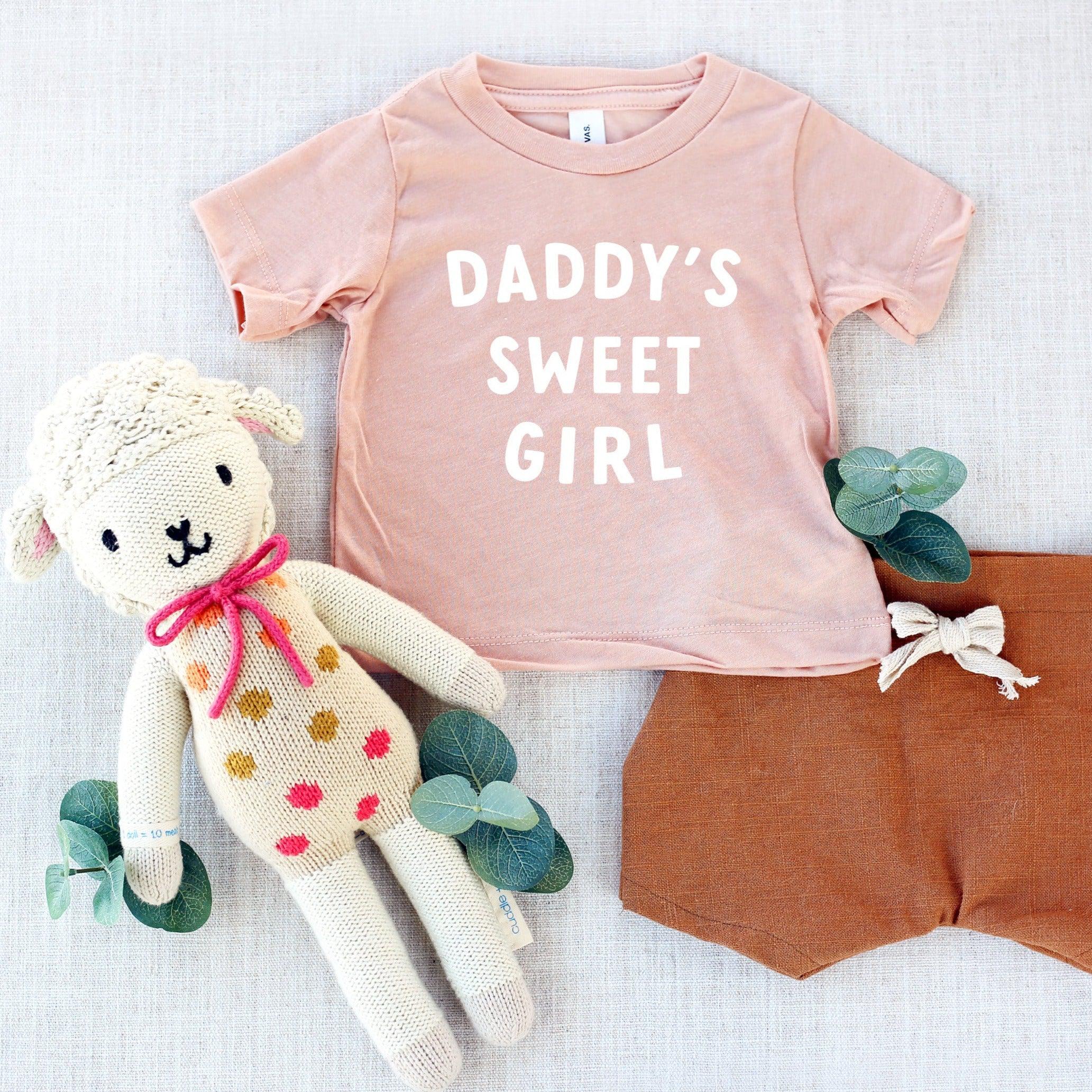 Daddy's Sweet Girl Baby And Toddler T Shirt