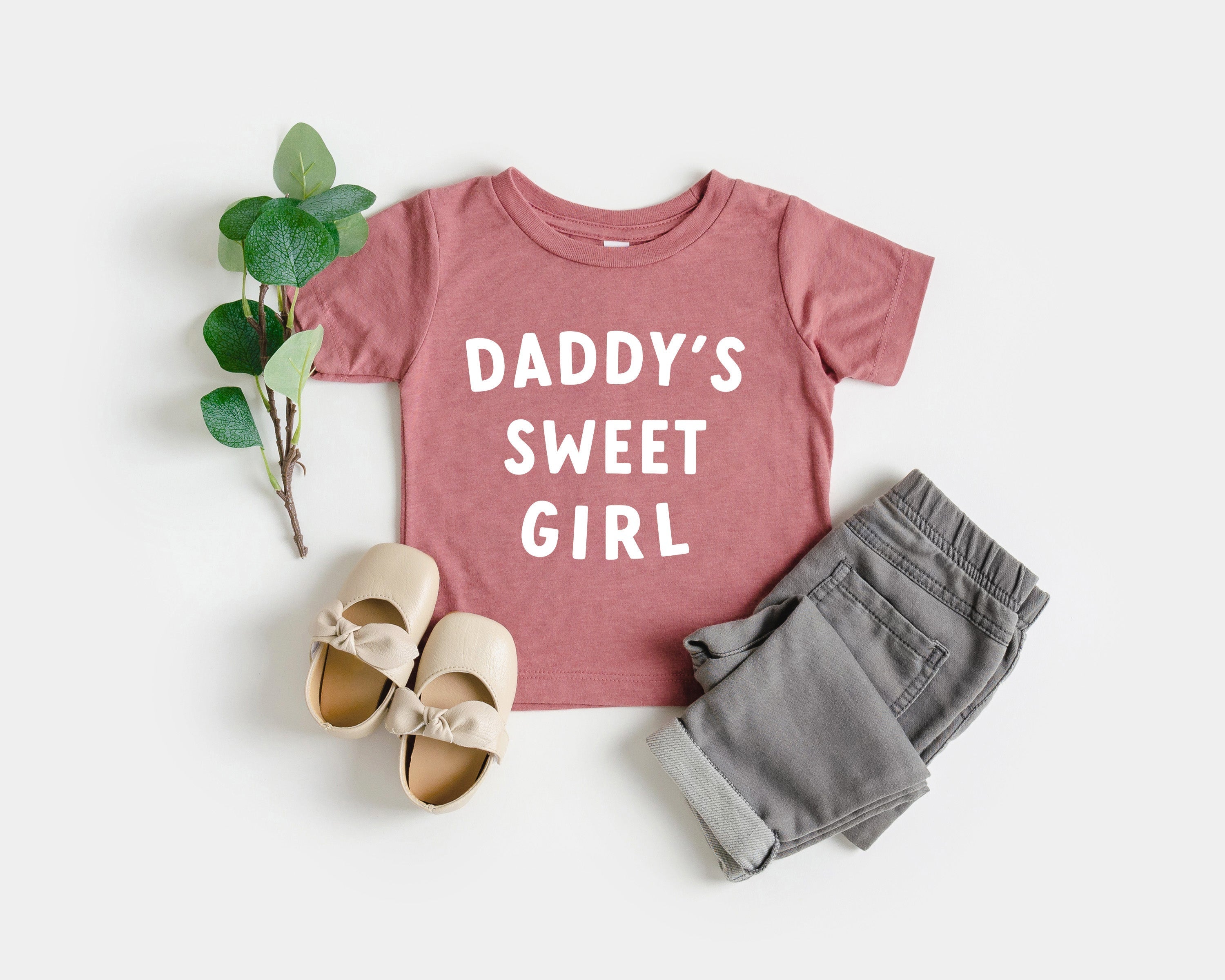 Daddy's Sweet Girl Baby And Toddler T Shirt