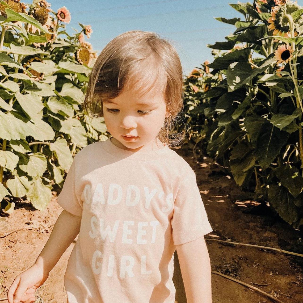 Daddy's Sweet Girl Baby And Toddler T Shirt