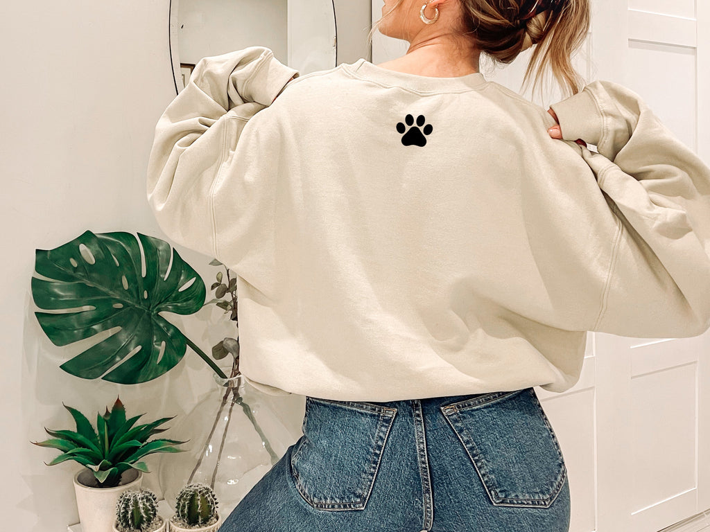 Dog Mom Sweatshirt (With A Paw)