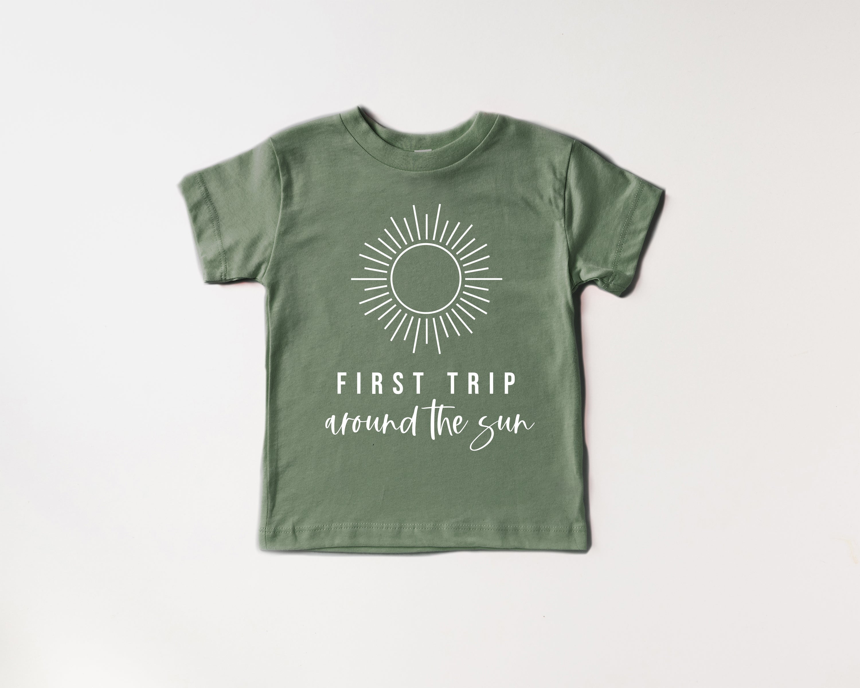 First Trip Around The Sun Organic Cotton Kids Tee