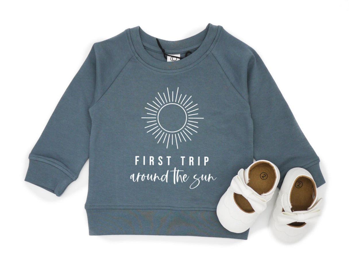 First Trip Around The Sun Organic Cotton Pullover