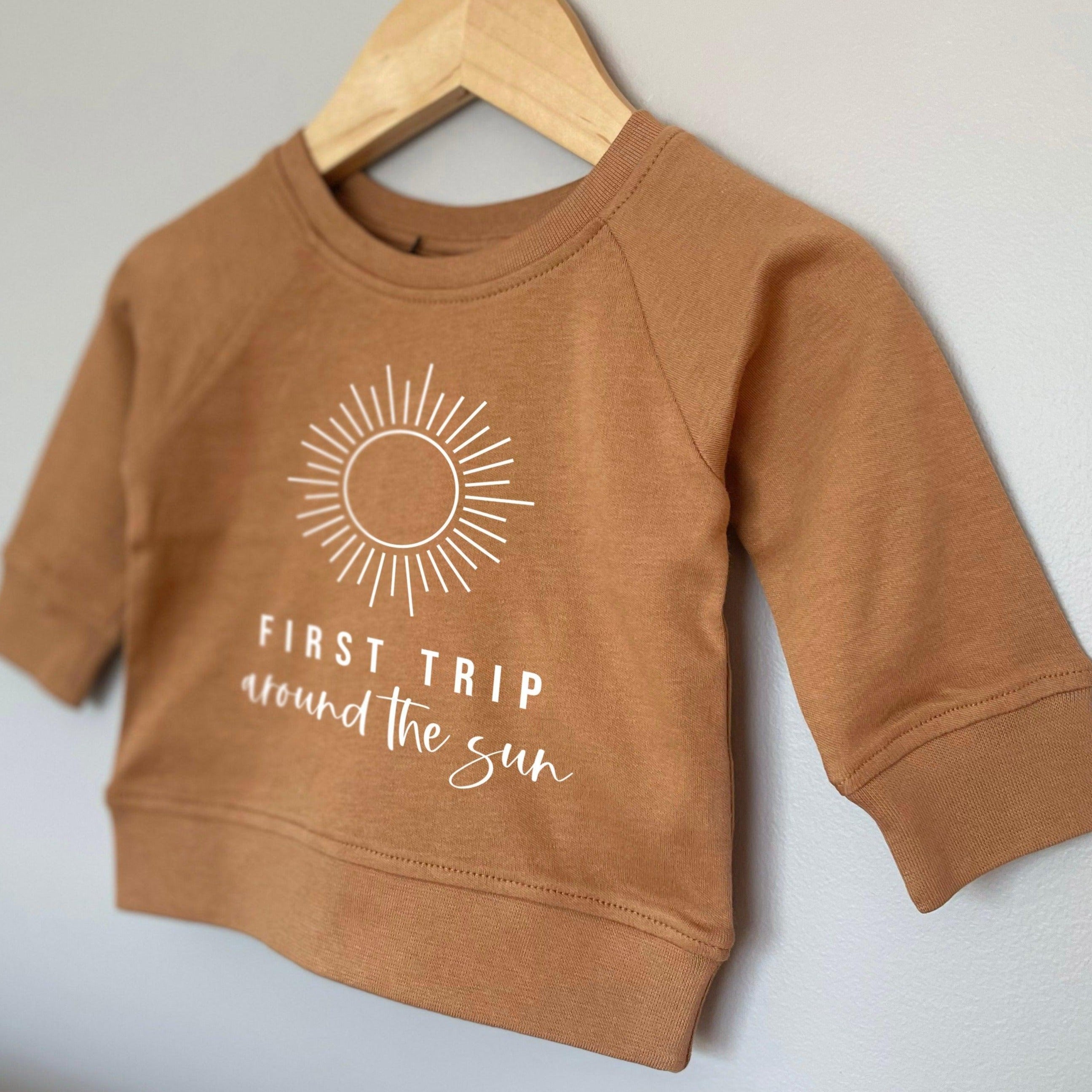 First Trip Around The Sun Organic Cotton Pullover