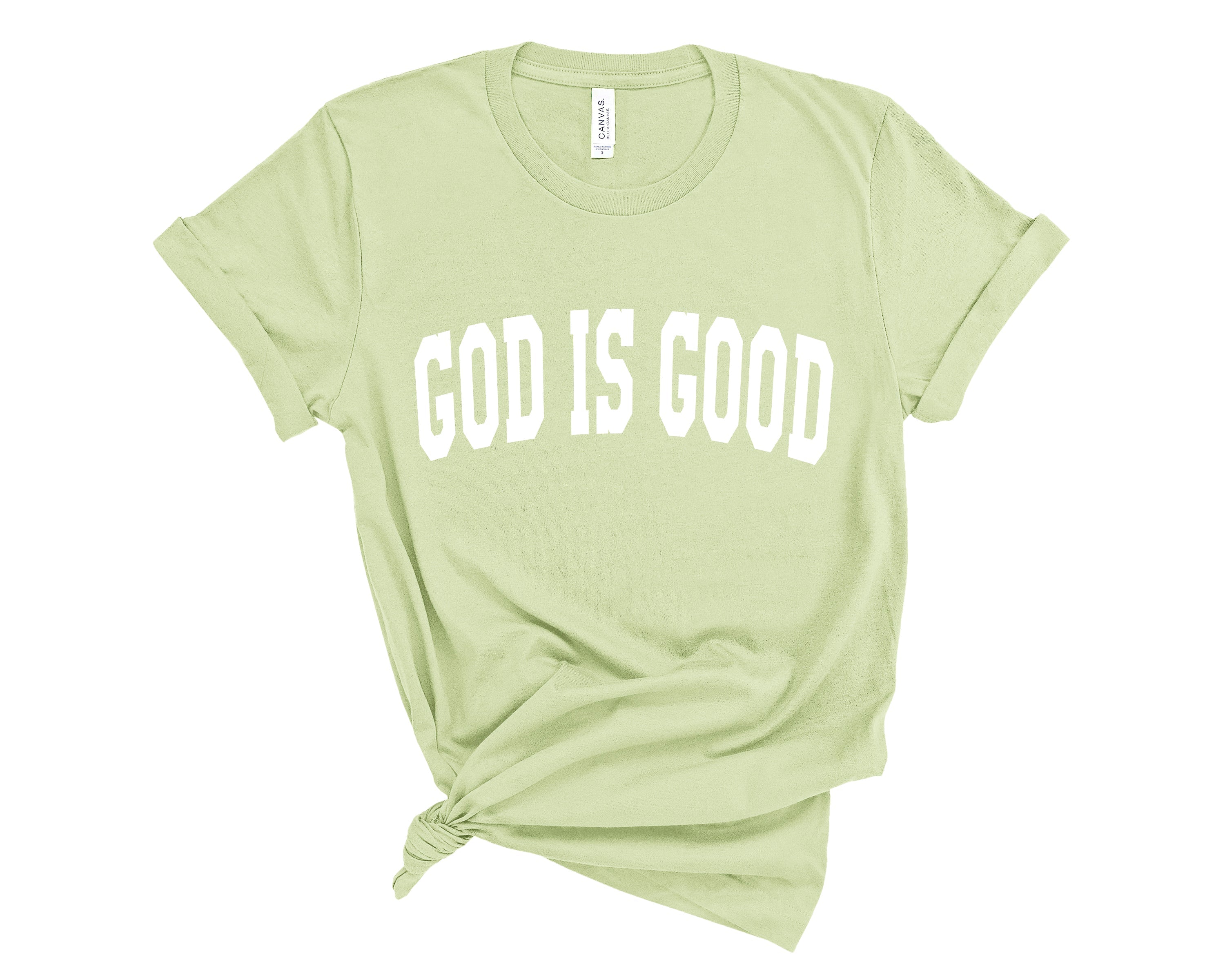 God Is Good Christian T Shirt (Block)