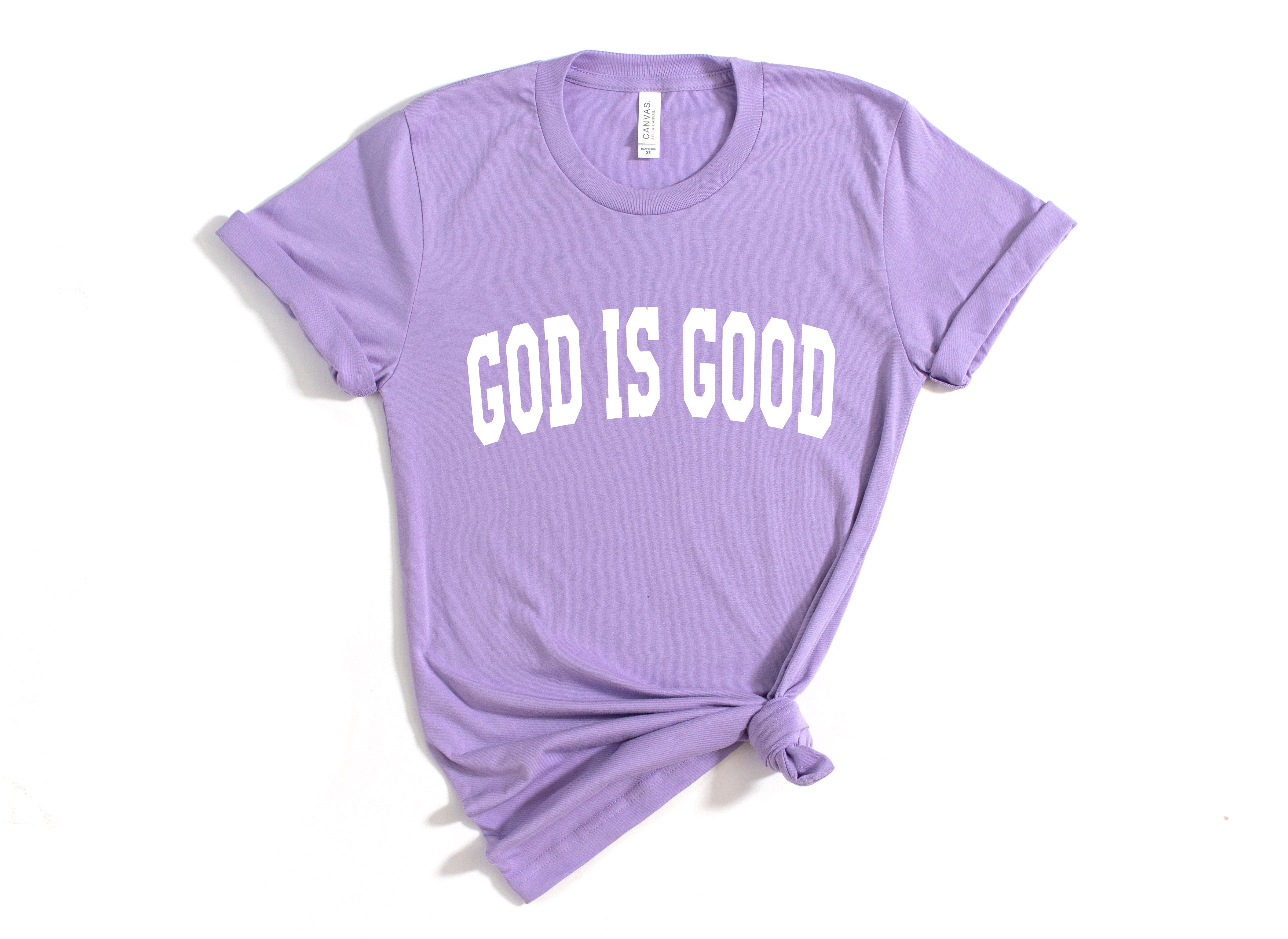 God Is Good Christian T Shirt (Block)