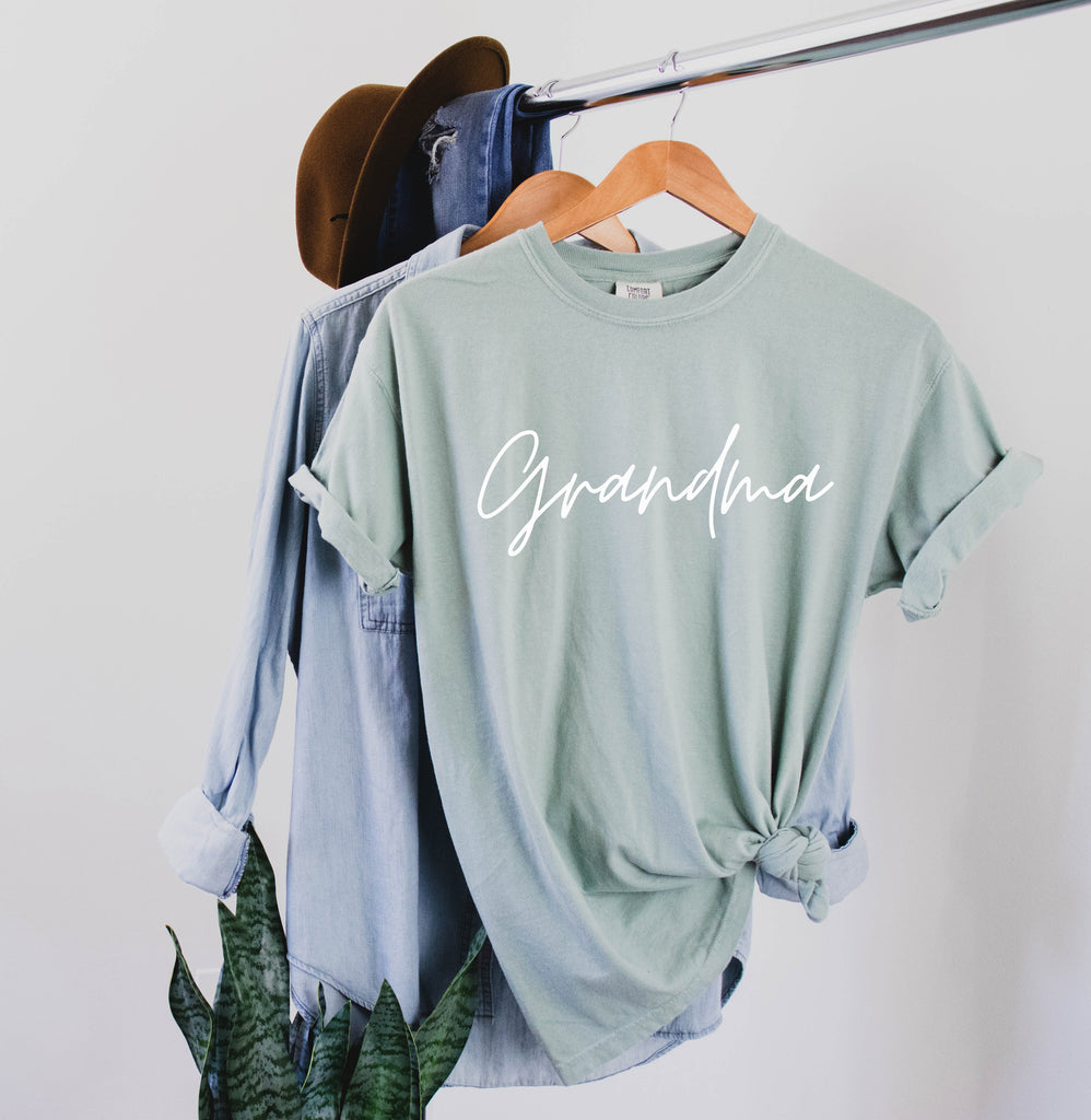 Grandma Comfort Colors T Shirt | Gift for Mother's day