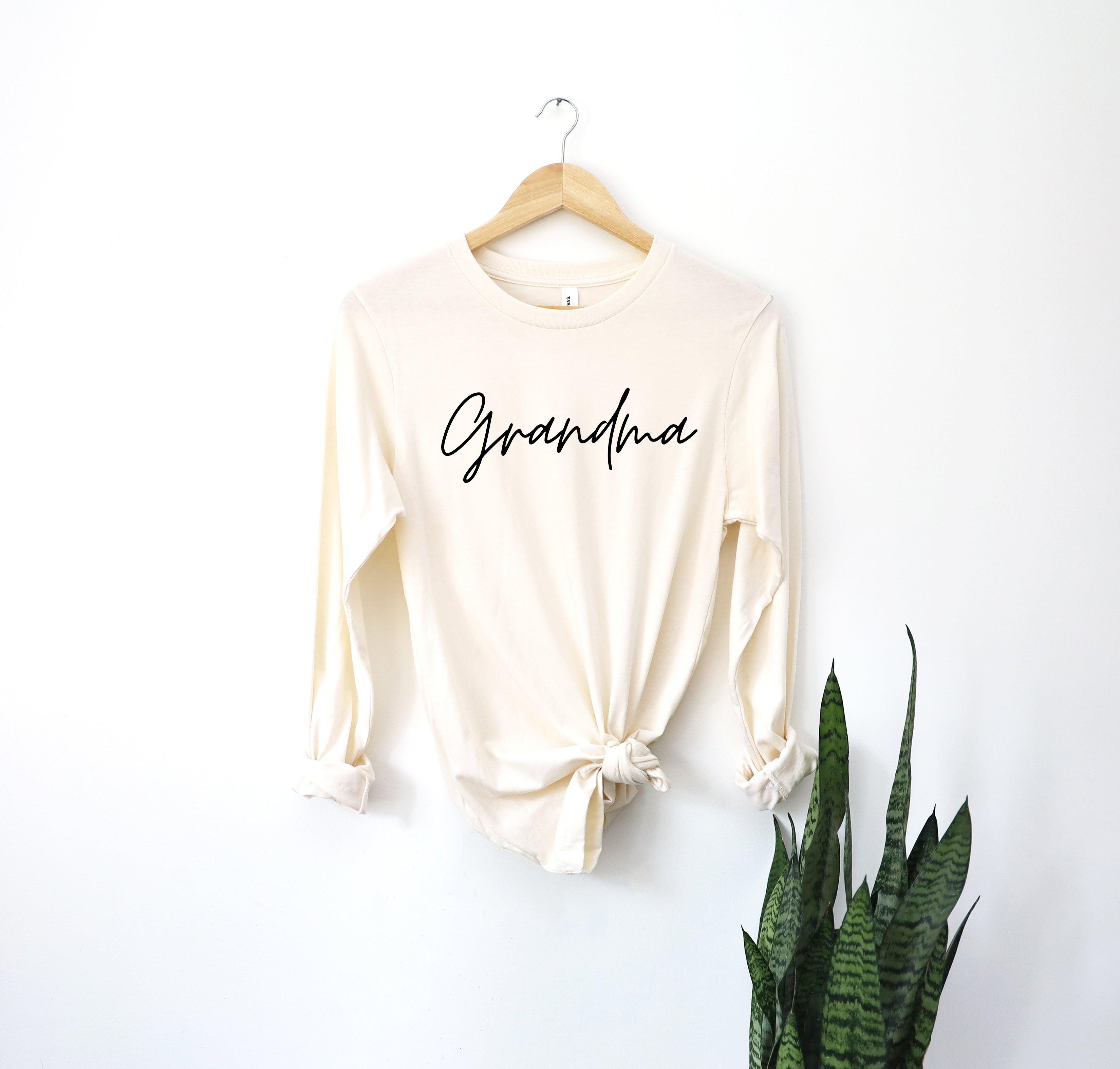 Grandma Long Sleeve Tshirt | Mother's day Grandma long sleeve shirt