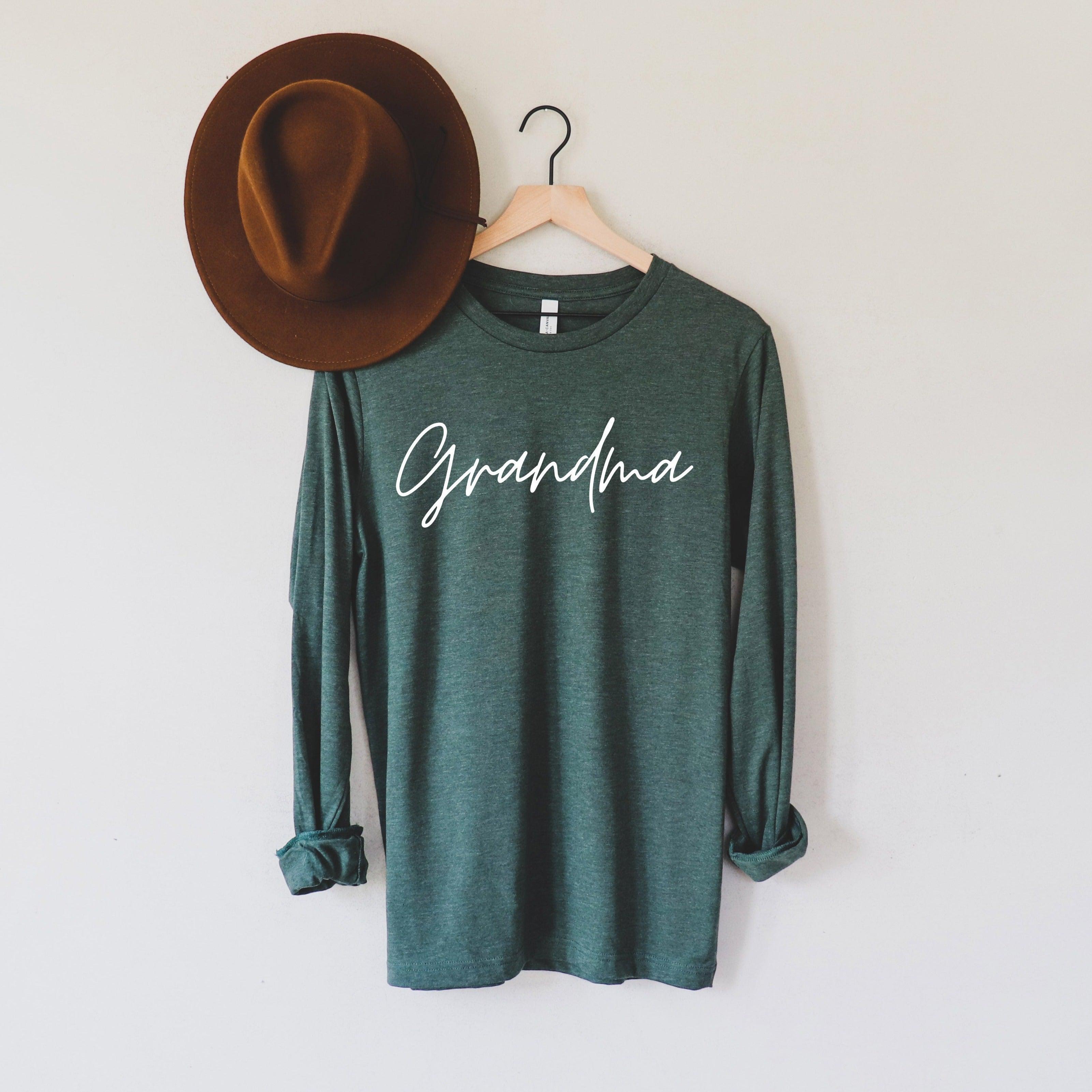 Grandma Long Sleeve Tshirt | Mother's day Grandma long sleeve shirt