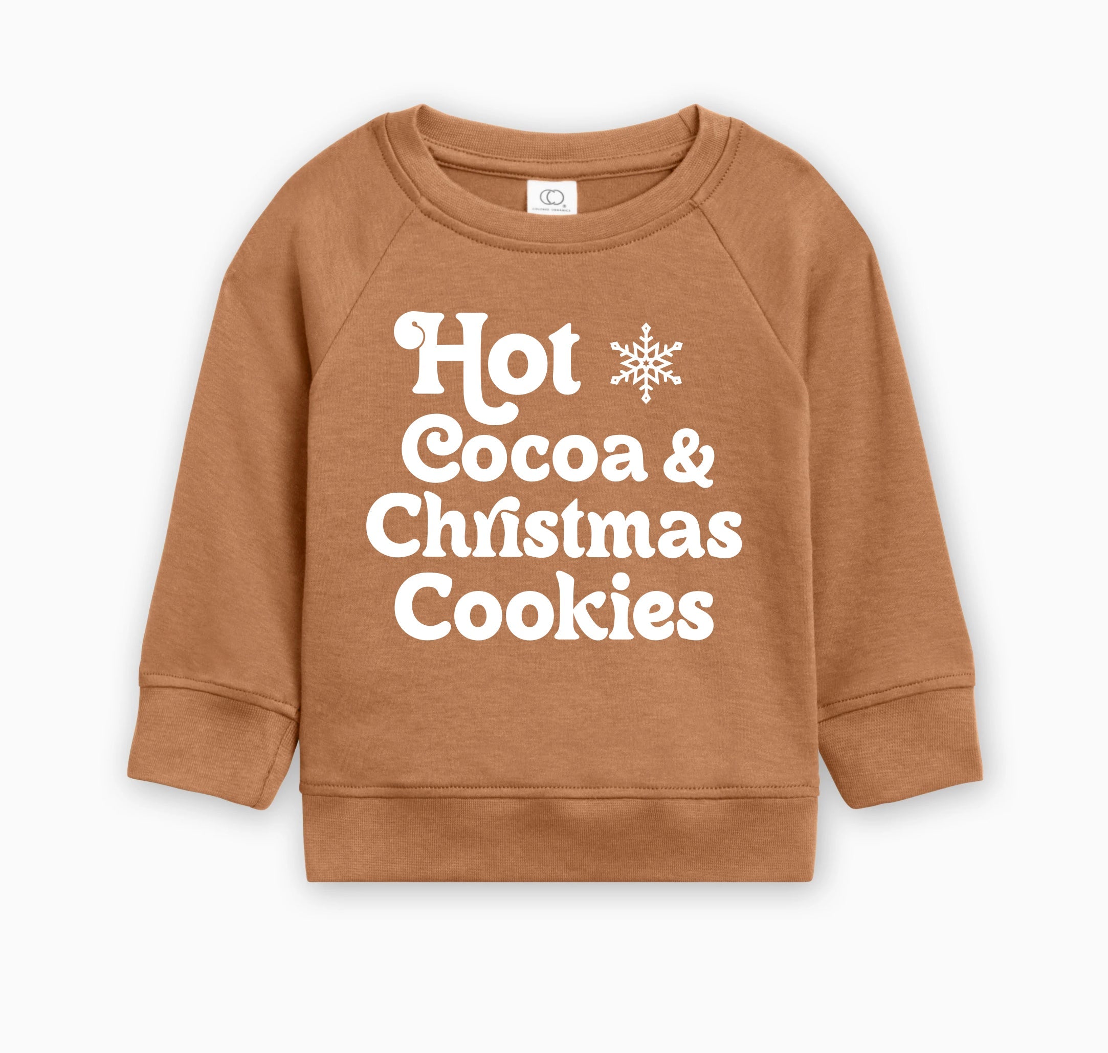 Hot Cocoa & Christmas Cookies Organic cotton Baby and Toddler Pullover