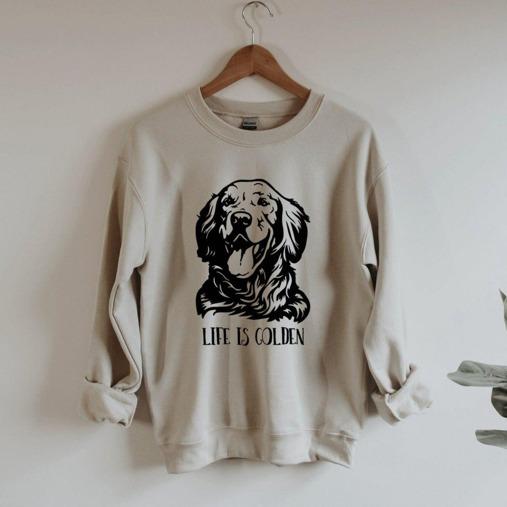 Life Is Golden Dog Mama Sweatshirt (Big)
