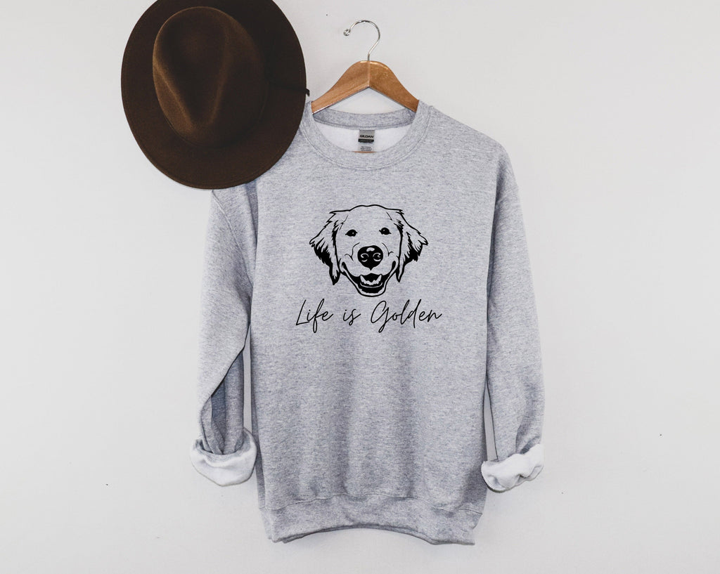 Life Is Golden Dog Mom Sweatshirt