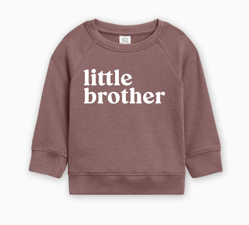 Little Brother Organic Cotton Baby Boy Pullover (Serif)