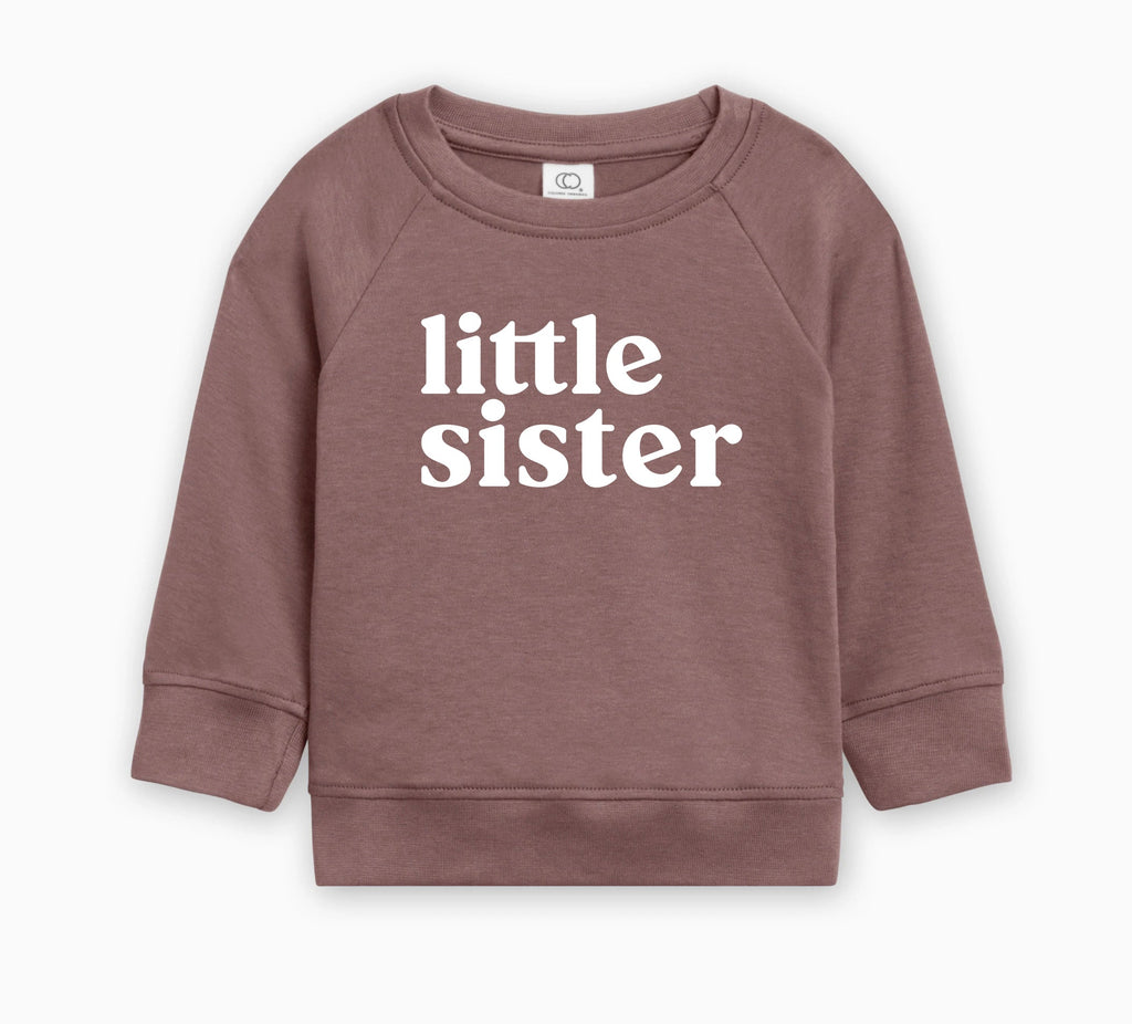 Little Sister Organic Cotton Baby Boy Pullover (Serif)