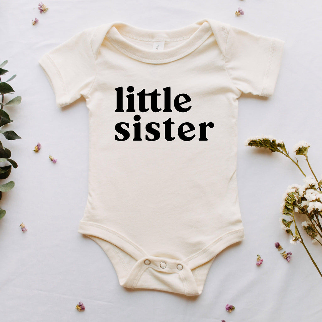 Little Sister baby Bodysuit (Serif)