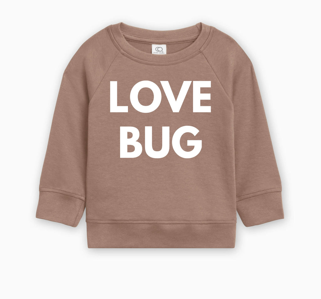 Love Bug Organic Cotton Baby Toddler Valentine Day Pullover