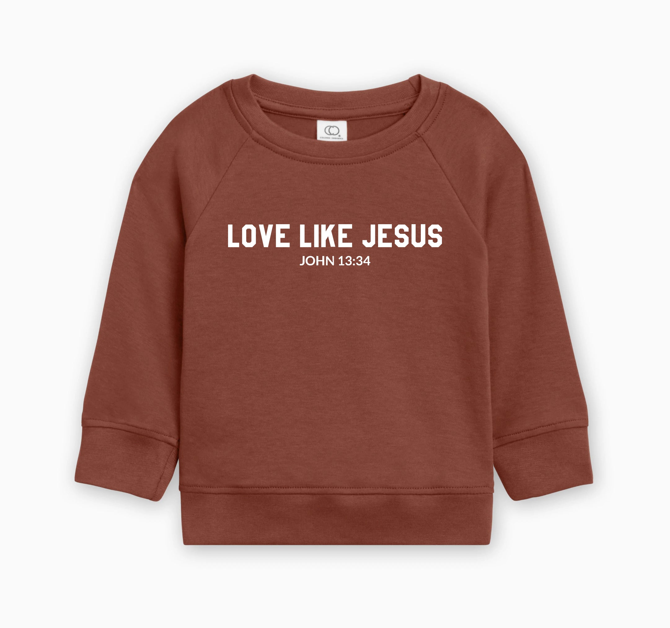 Love Like Jesus Christian Organic Cotton Pullover