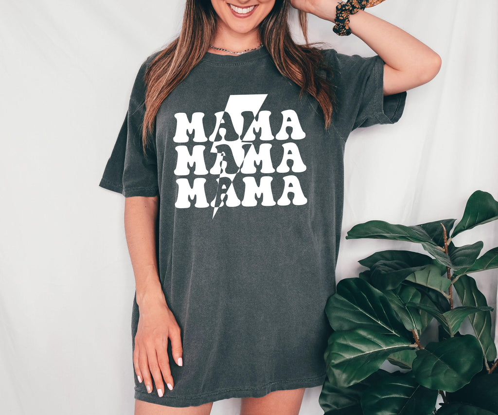 Mama Comfort Colors T Shirt (Lightning)