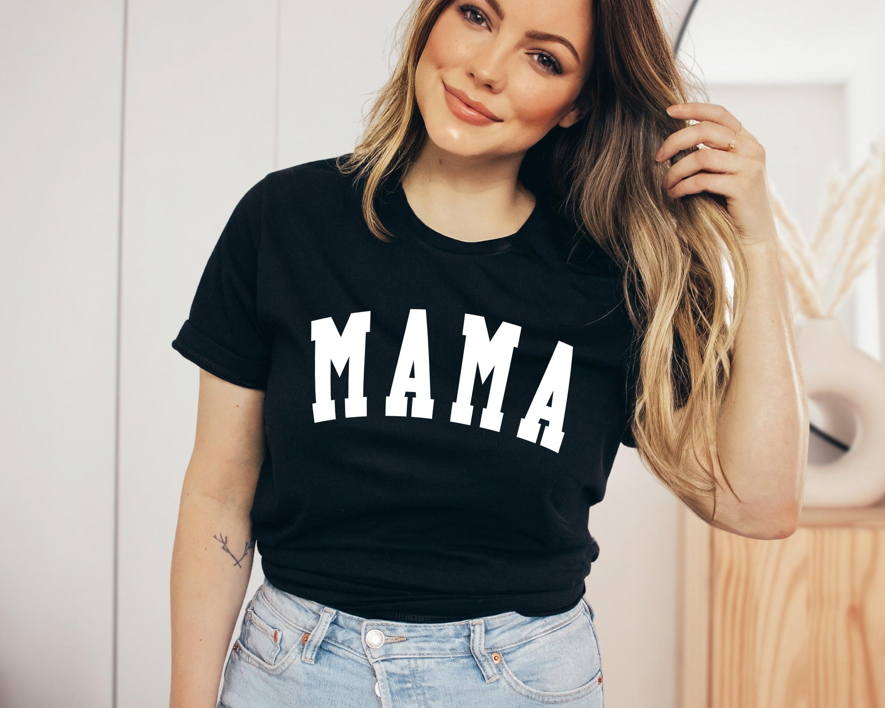 Mama & Dad Family Matching T-shirt (Condensed Font)