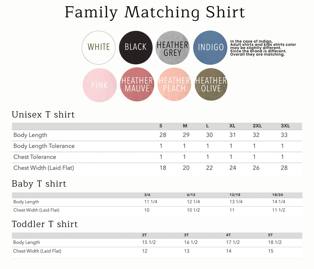 Mama & Dad Family Matching T-shirt (Condensed Font)