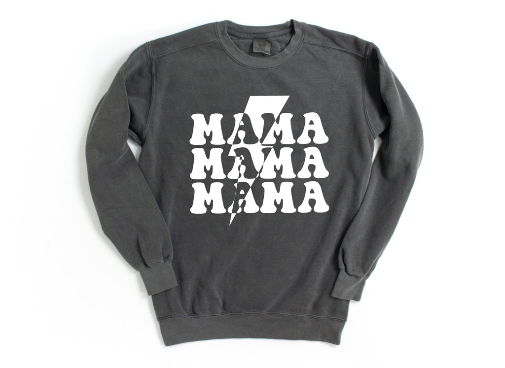 Mama Garment Dyed Sweatshirt (Lightning)