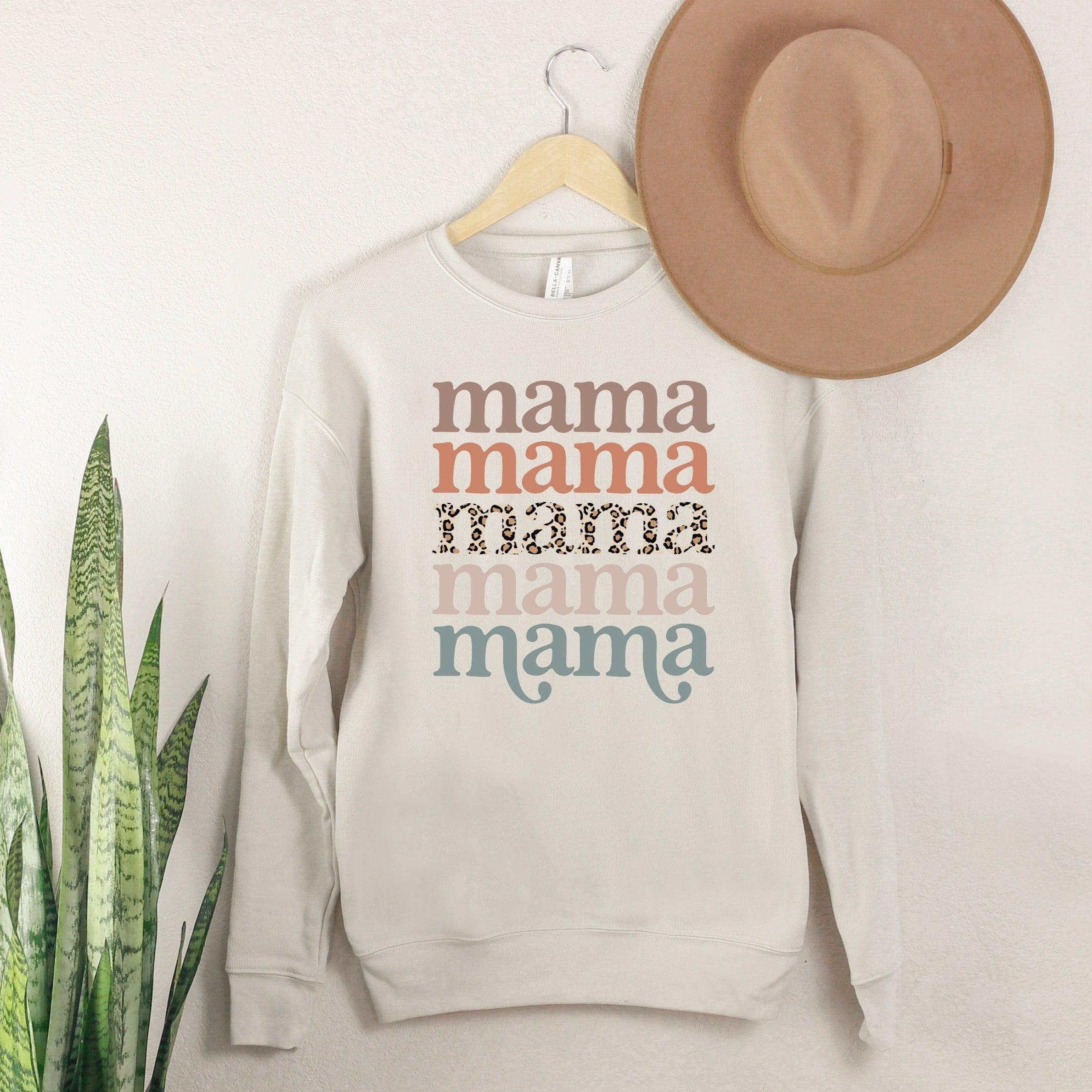 Mama Script Sweatshirt For Women And Men