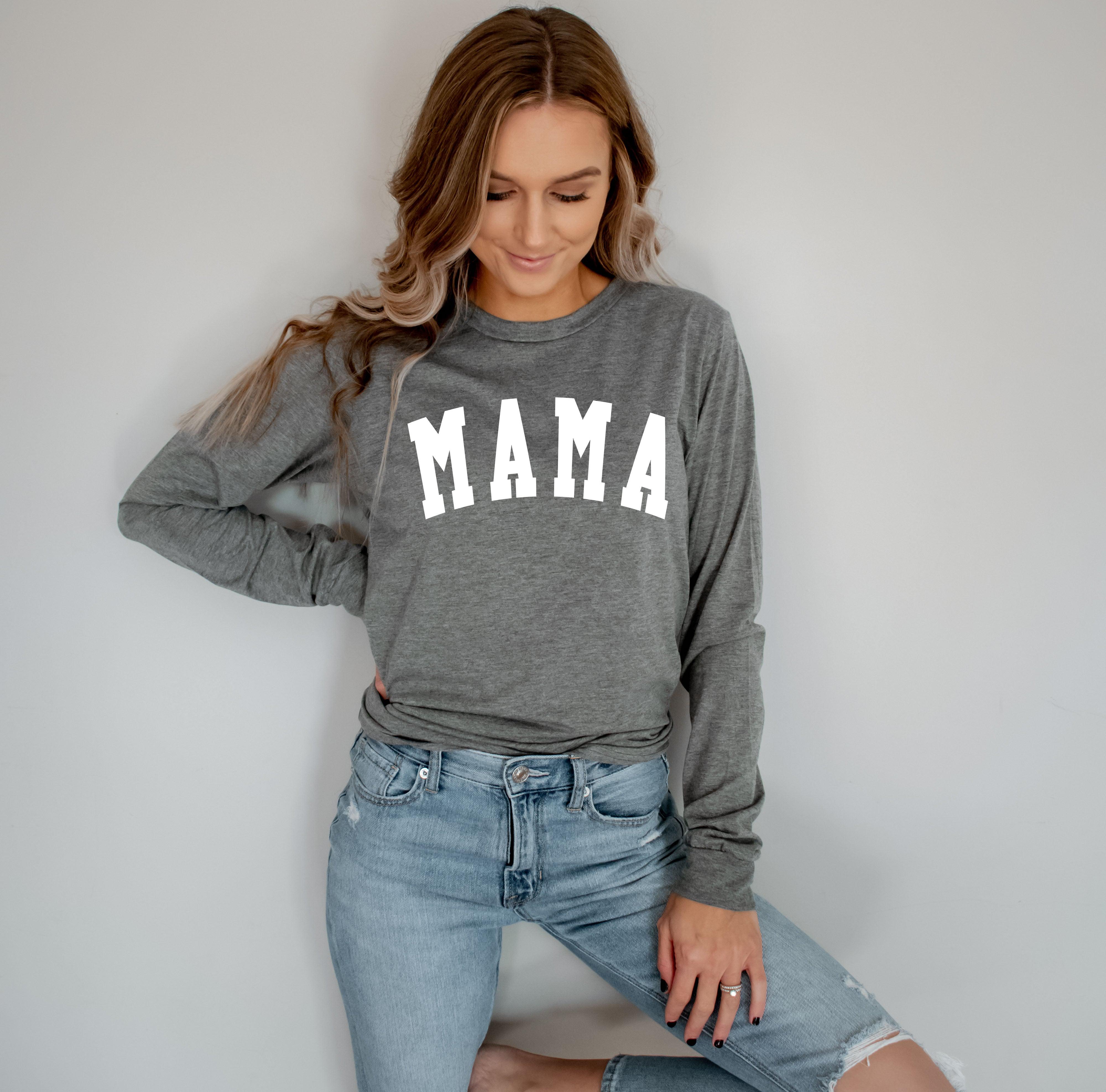 Mama Long Sleeve Tshirt (Condensed)